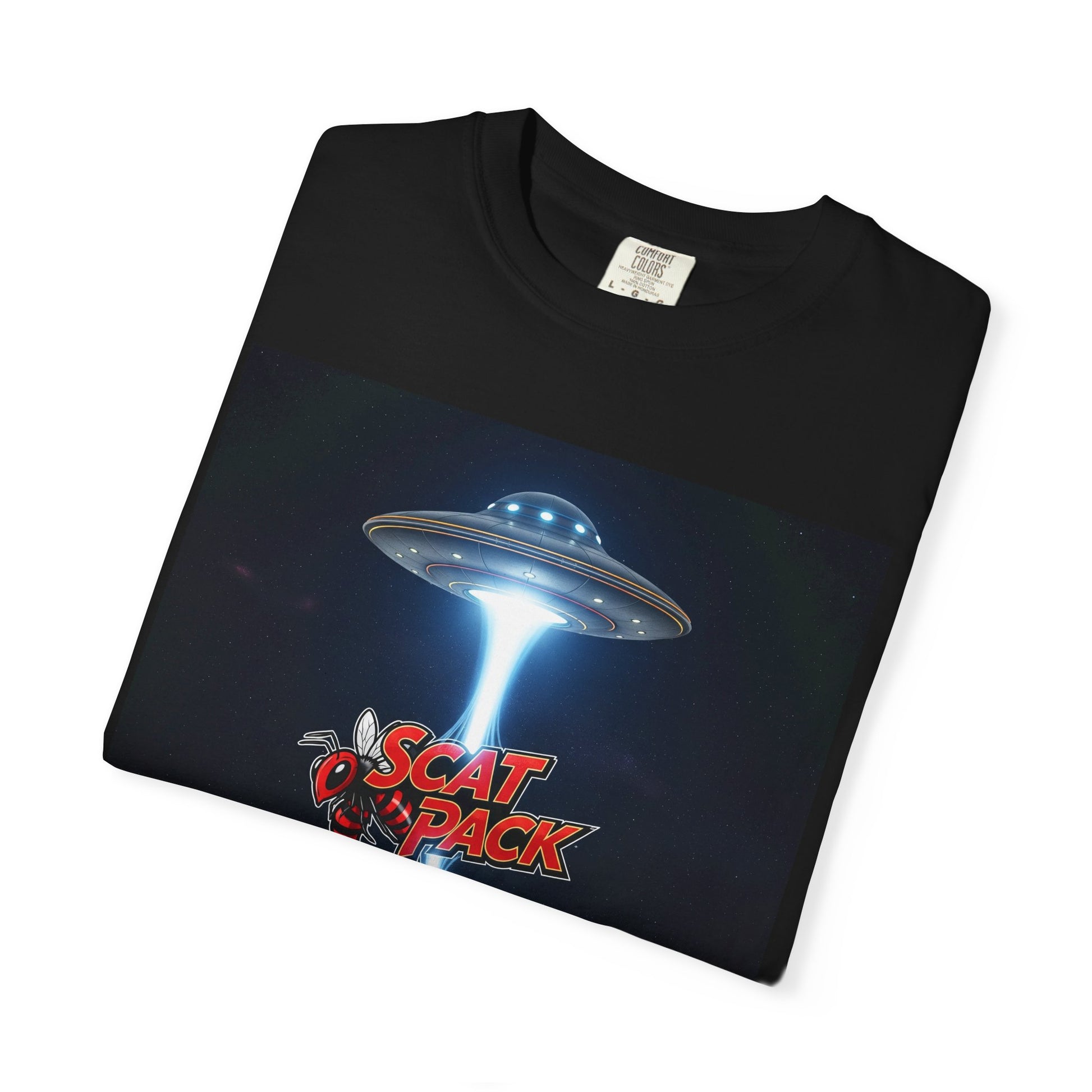 Sci-Fi Graphic T-Shirt, Unisex Tee, UFO T-Shirt, Gamer Apparel, Fun Gift for Space Lovers, Casual Wear
