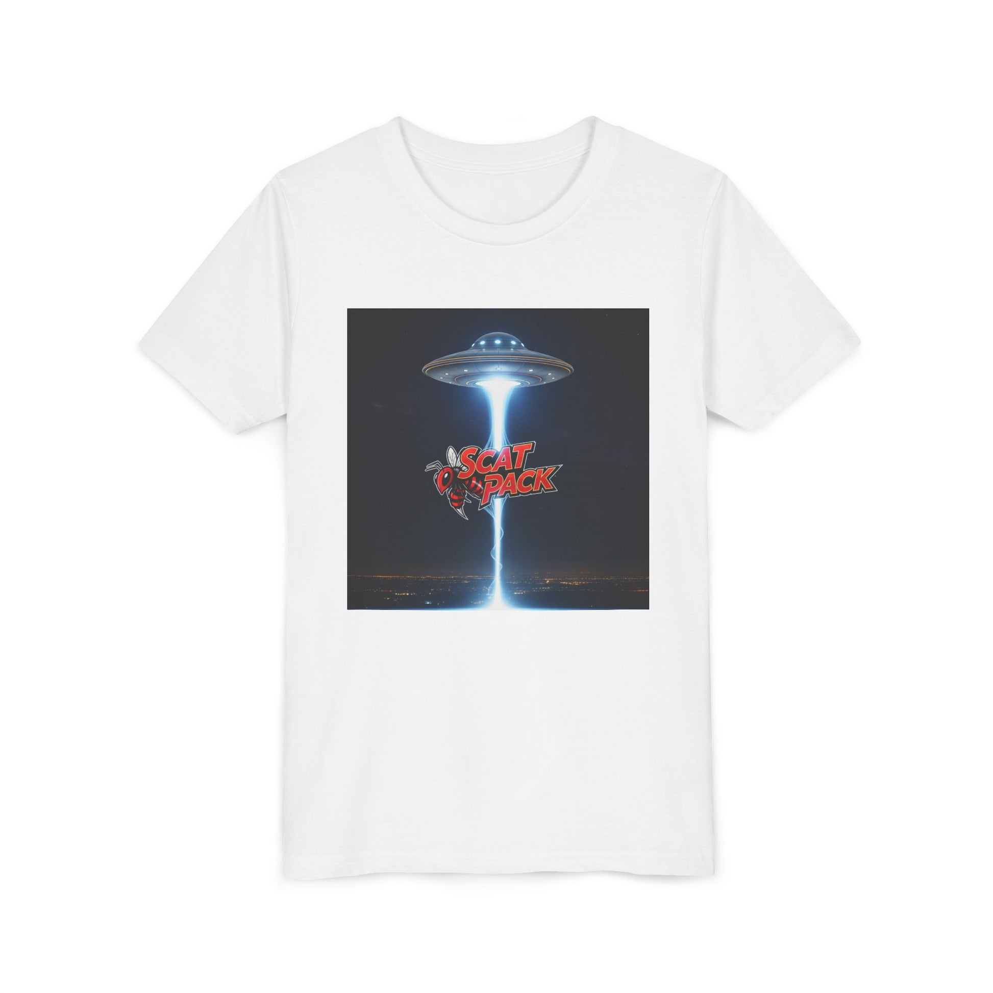 Youth Alien Graphic Tee, Fun T-Shirt for Kids, Sci-Fi Lovers Tee, Summer Playwear, Unique Gift for Birthdays