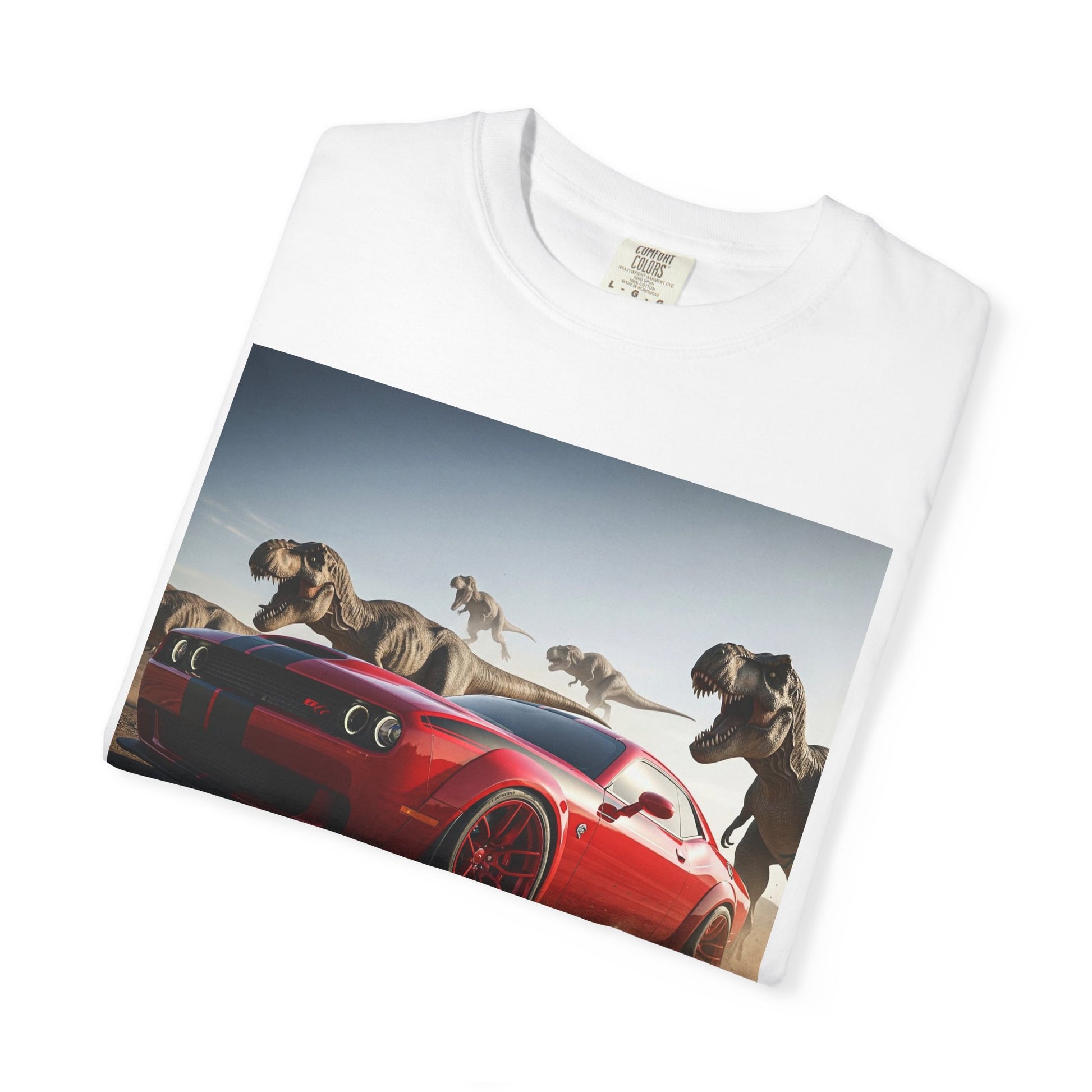 Adventure-Ready Car Graphic Tee, Perfect for Road Trips, Animal Lovers, Car Enthusiasts, Gift for Him, Everyday Wear