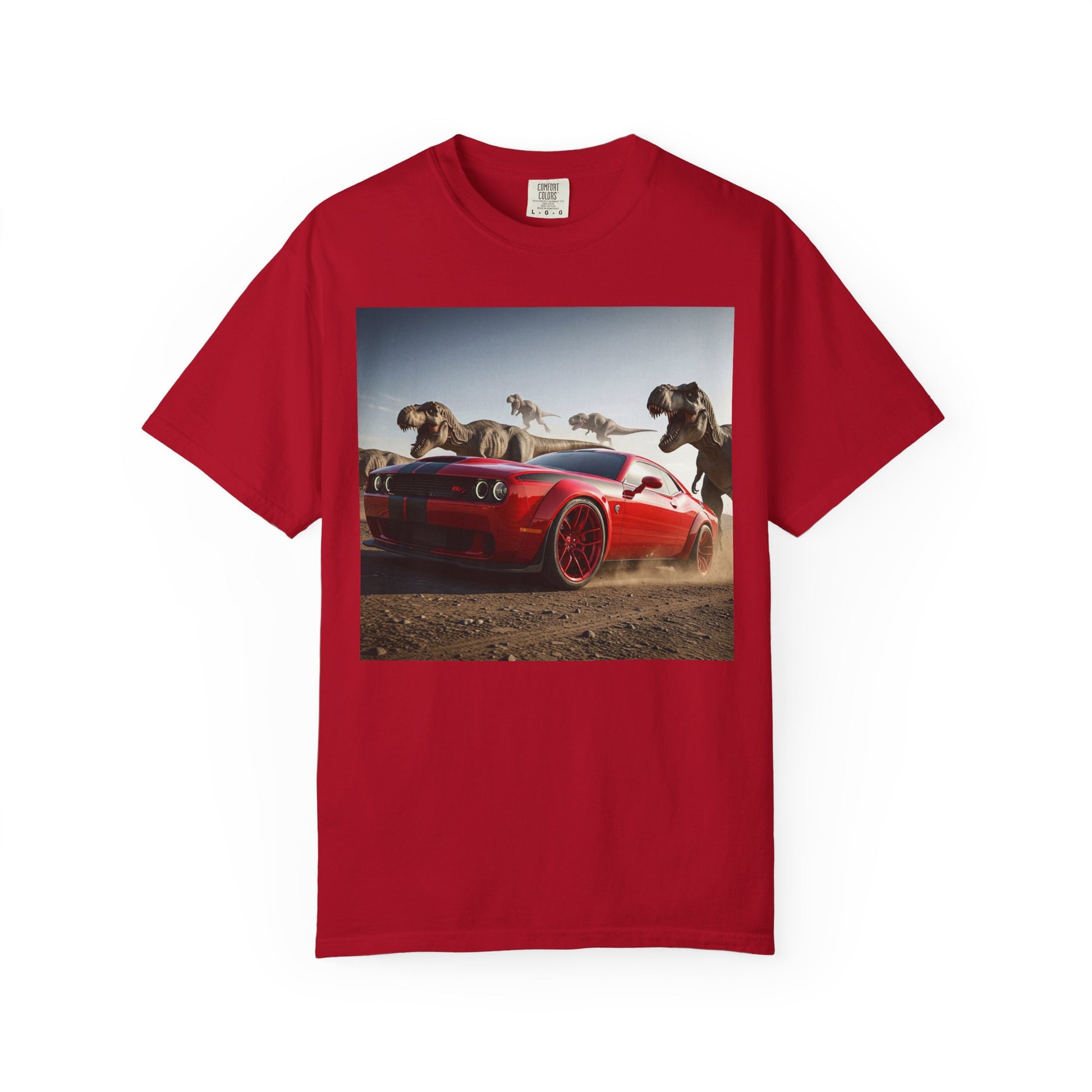 Adventure-Ready Car Graphic Tee, Perfect for Road Trips, Animal Lovers, Car Enthusiasts, Gift for Him, Everyday Wear