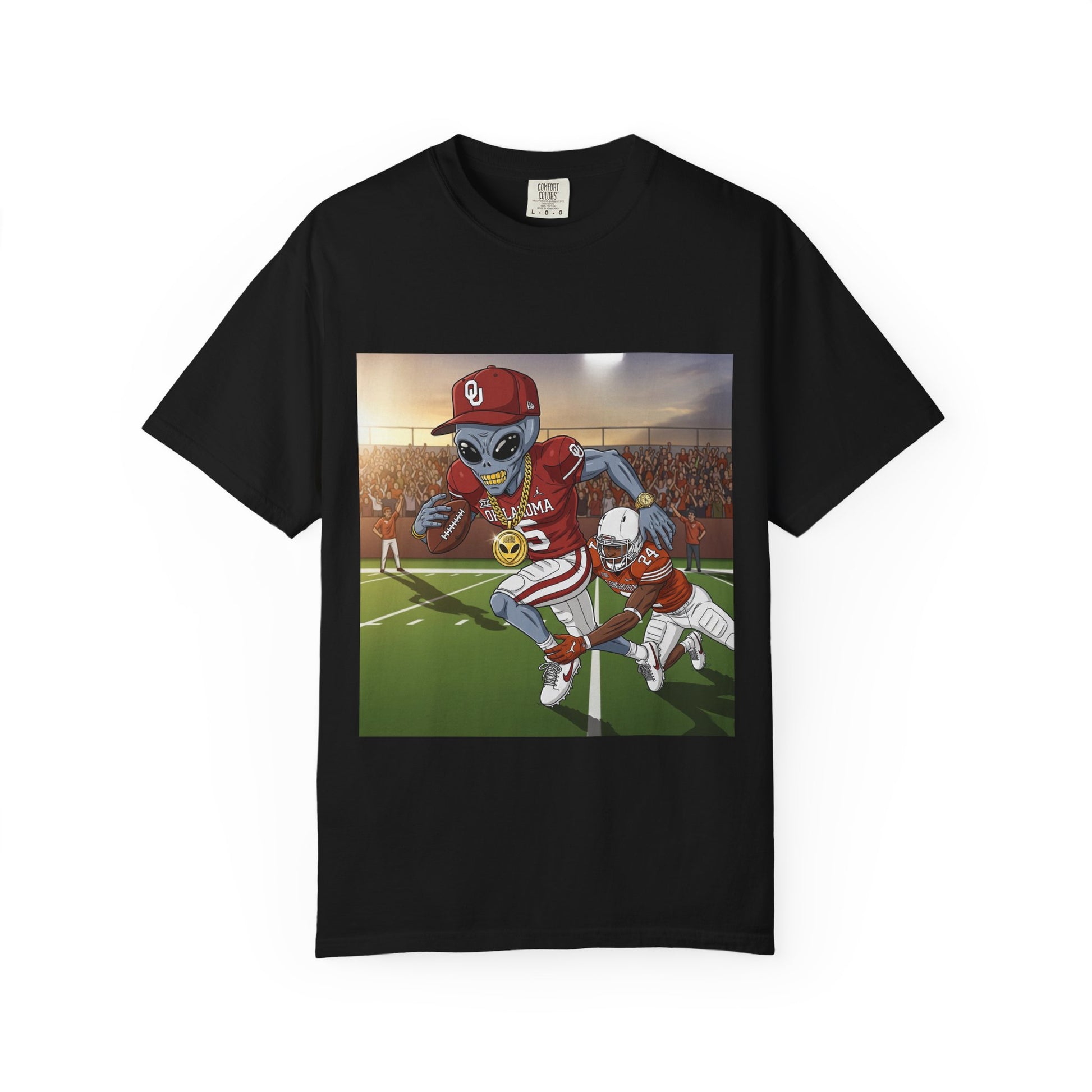 Alien Sports Unisex Tee - Futuristic Humor for Gamers, Casual Outings, Halloween Costume, Birthday Gift, Sports Enthusiasts