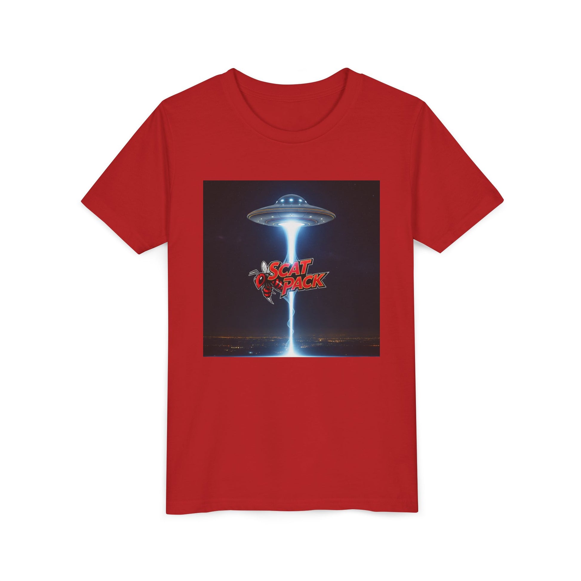 Youth Alien Graphic Tee, Fun T-Shirt for Kids, Sci-Fi Lovers Tee, Summer Playwear, Unique Gift for Birthdays