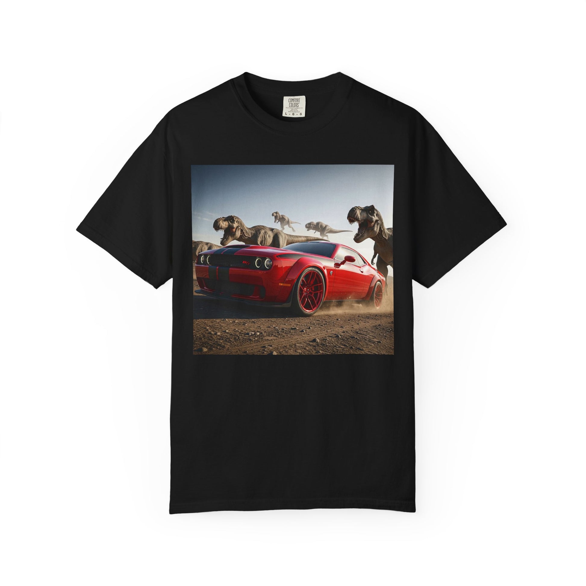 Adventure-Ready Car Graphic Tee, Perfect for Road Trips, Animal Lovers, Car Enthusiasts, Gift for Him, Everyday Wear