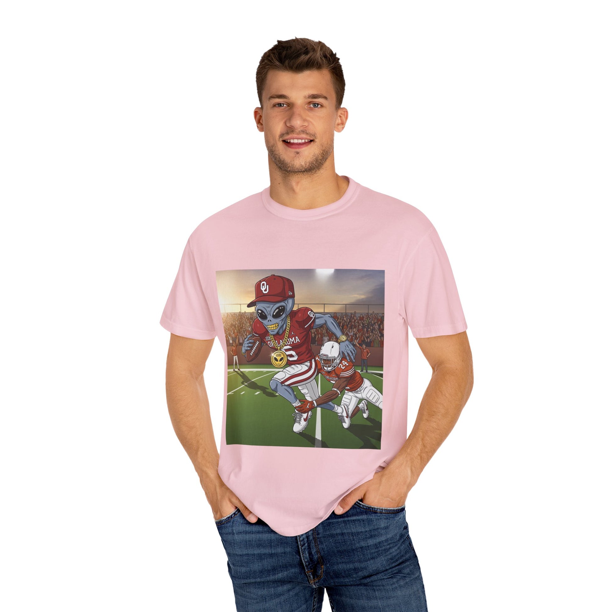 Alien Sports Unisex Tee - Futuristic Humor for Gamers, Casual Outings, Halloween Costume, Birthday Gift, Sports Enthusiasts