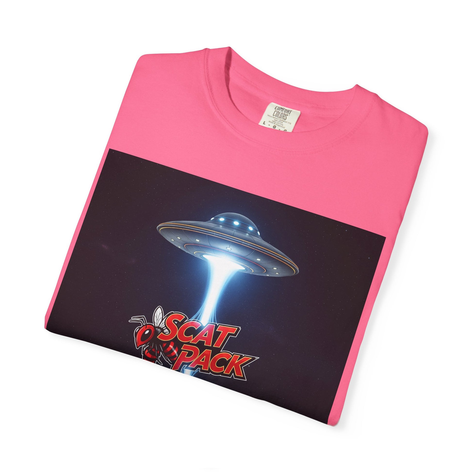 Sci-Fi Graphic T-Shirt, Unisex Tee, UFO T-Shirt, Gamer Apparel, Fun Gift for Space Lovers, Casual Wear
