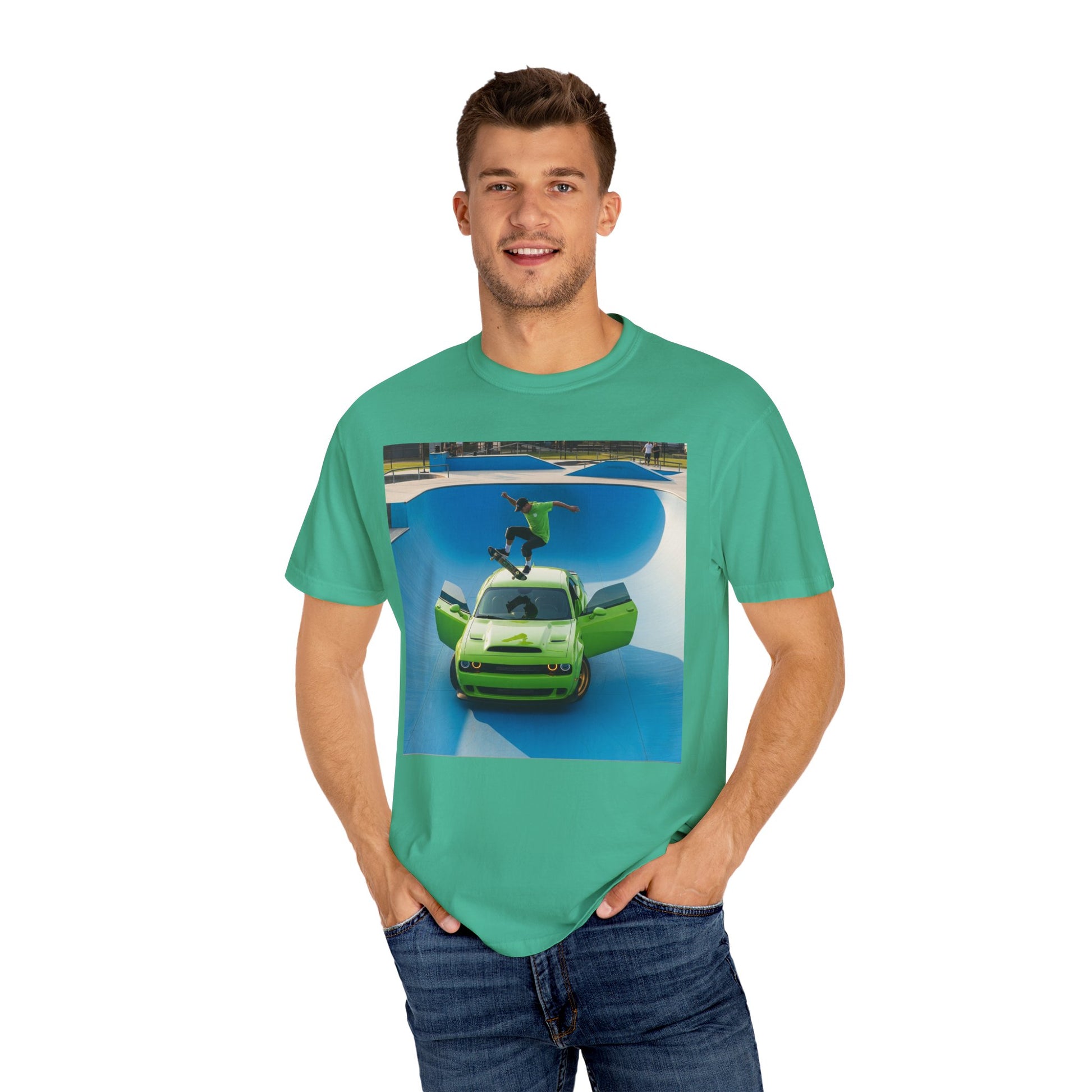 Skateboarding Graphic T-Shirt, Unisex Casual Top, Streetwear Tee, Gift for Skateboarders, Hip Hop Fashion, Summer Outfit