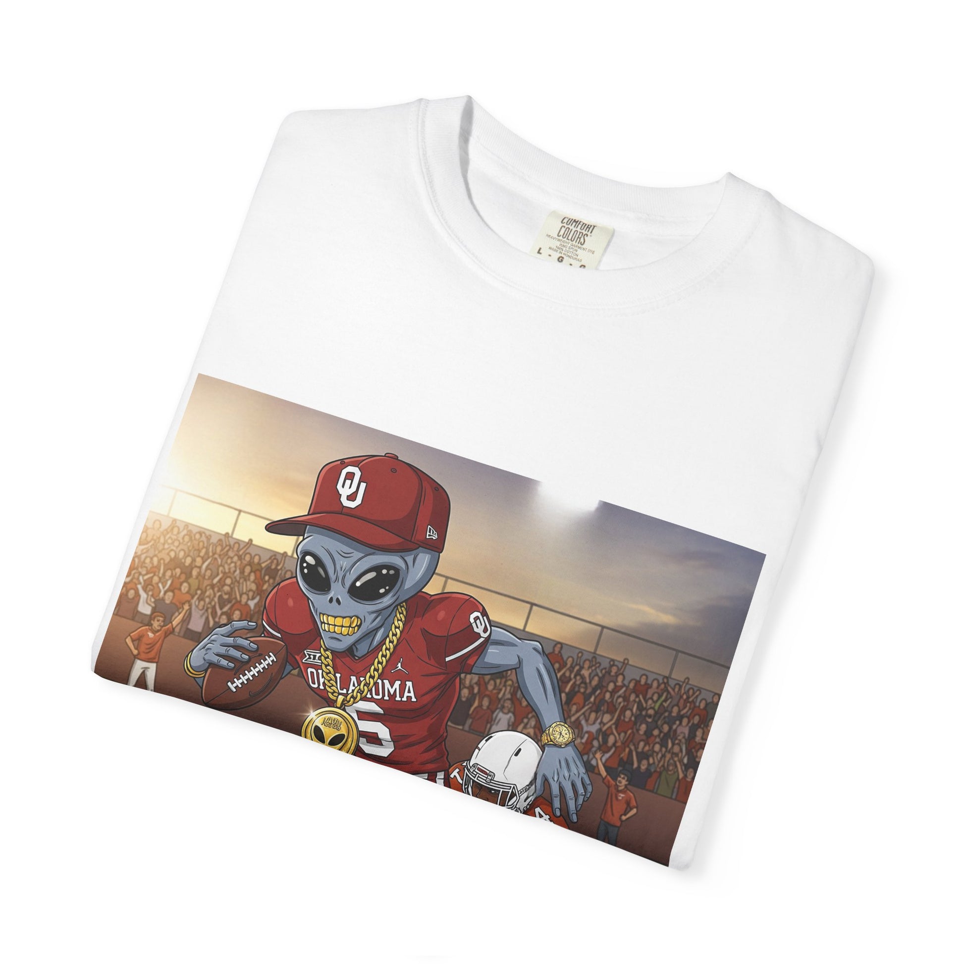 Alien Sports Unisex Tee - Futuristic Humor for Gamers, Casual Outings, Halloween Costume, Birthday Gift, Sports Enthusiasts