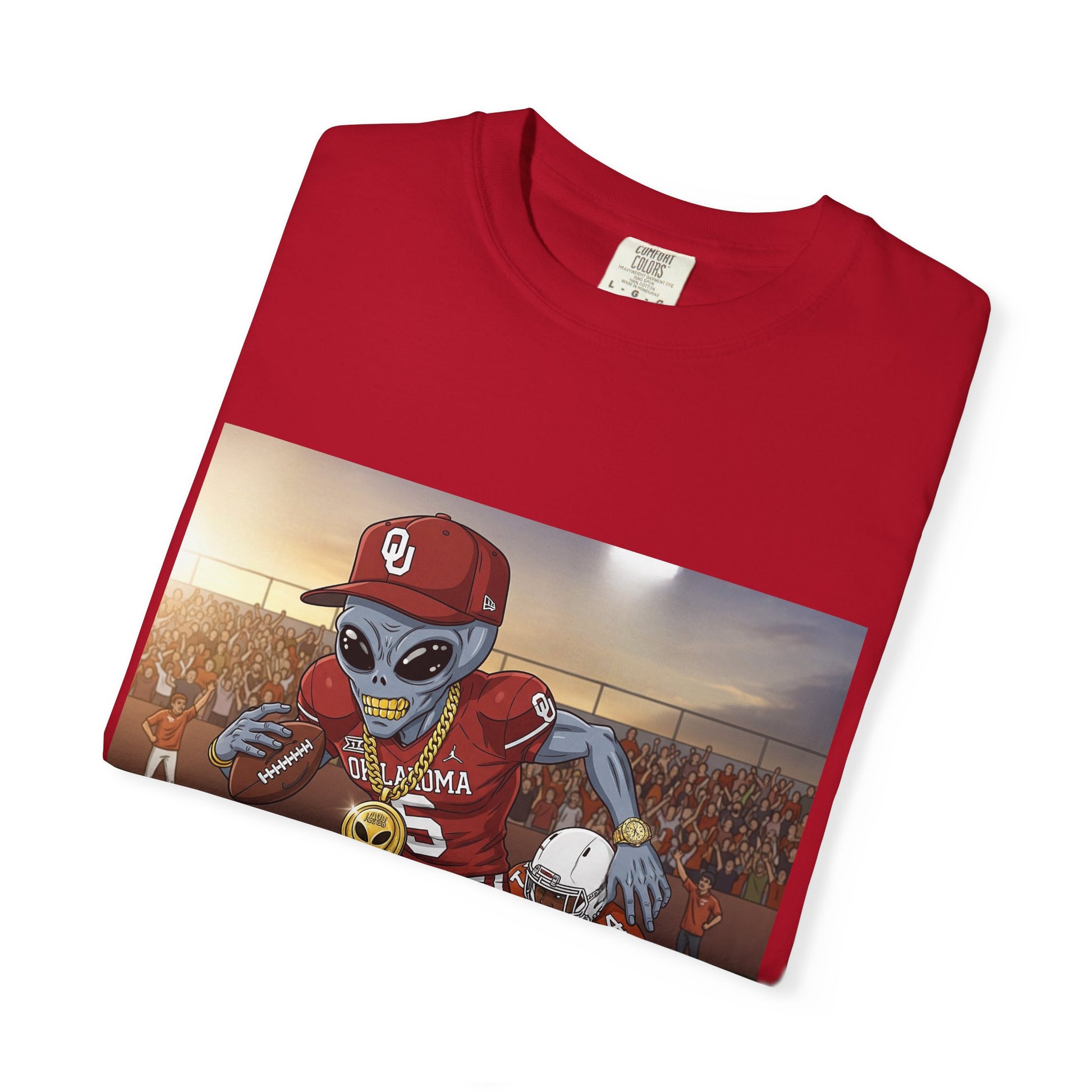 Alien Sports Unisex Tee - Futuristic Humor for Gamers, Casual Outings, Halloween Costume, Birthday Gift, Sports Enthusiasts