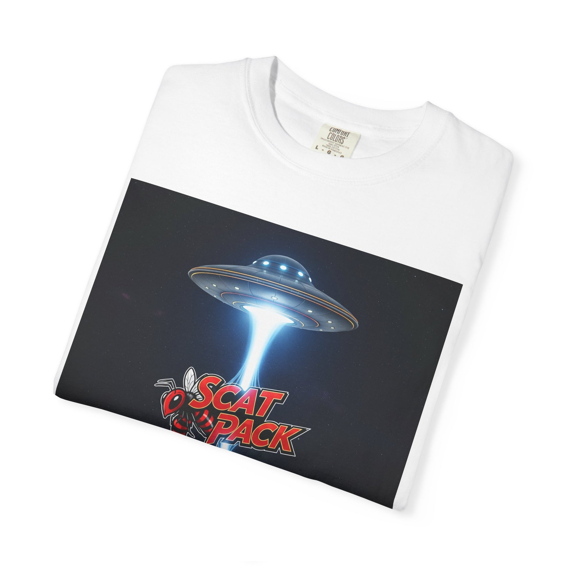 Sci-Fi Graphic T-Shirt, Unisex Tee, UFO T-Shirt, Gamer Apparel, Fun Gift for Space Lovers, Casual Wear