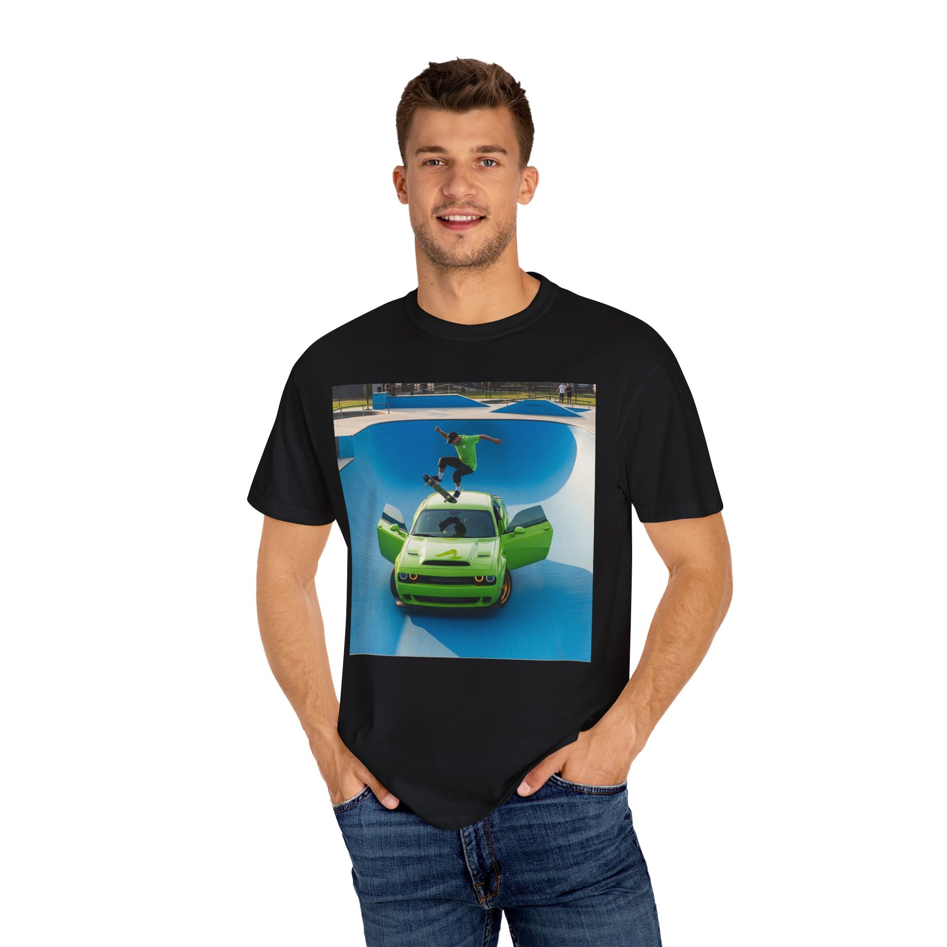 Skateboarding Graphic T-Shirt, Unisex Casual Top, Streetwear Tee, Gift for Skateboarders, Hip Hop Fashion, Summer Outfit