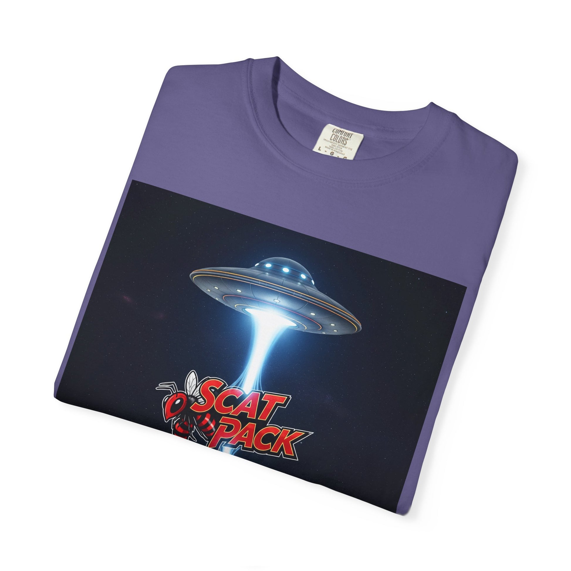Sci-Fi Graphic T-Shirt, Unisex Tee, UFO T-Shirt, Gamer Apparel, Fun Gift for Space Lovers, Casual Wear