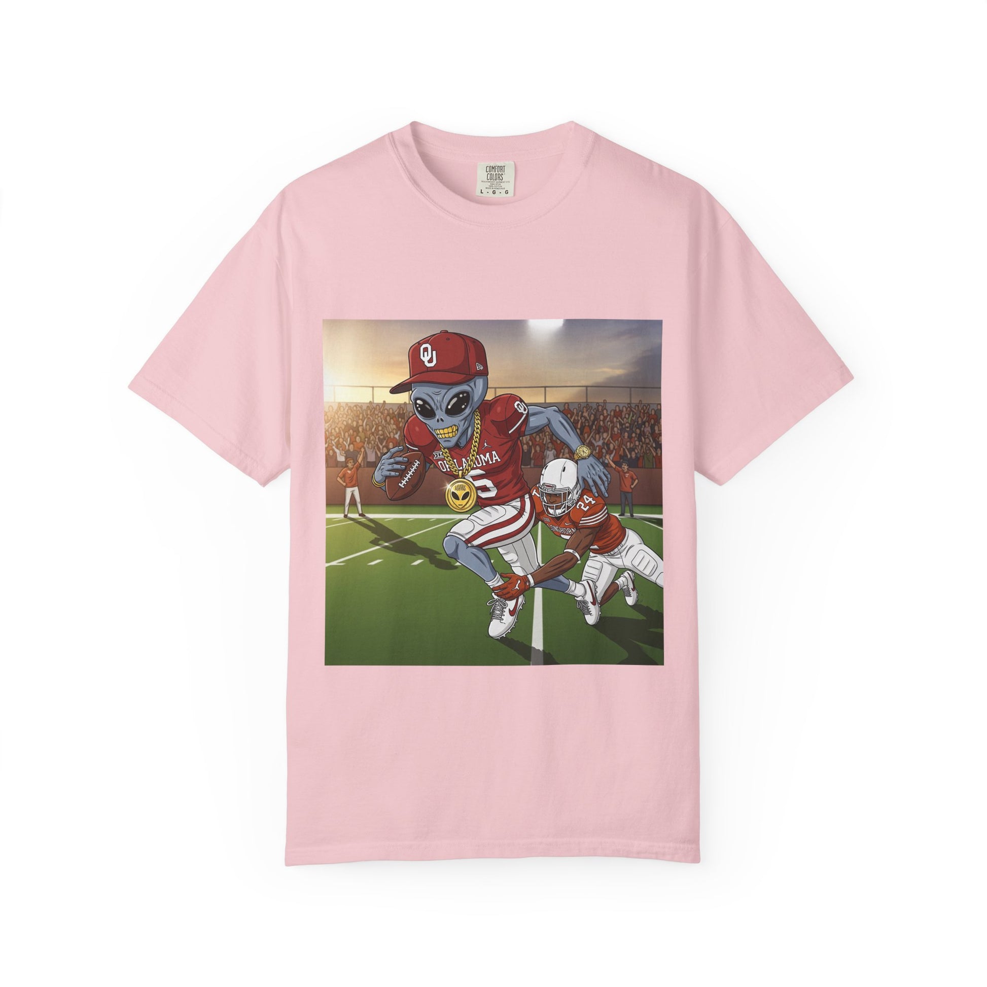 Alien Sports Unisex Tee - Futuristic Humor for Gamers, Casual Outings, Halloween Costume, Birthday Gift, Sports Enthusiasts