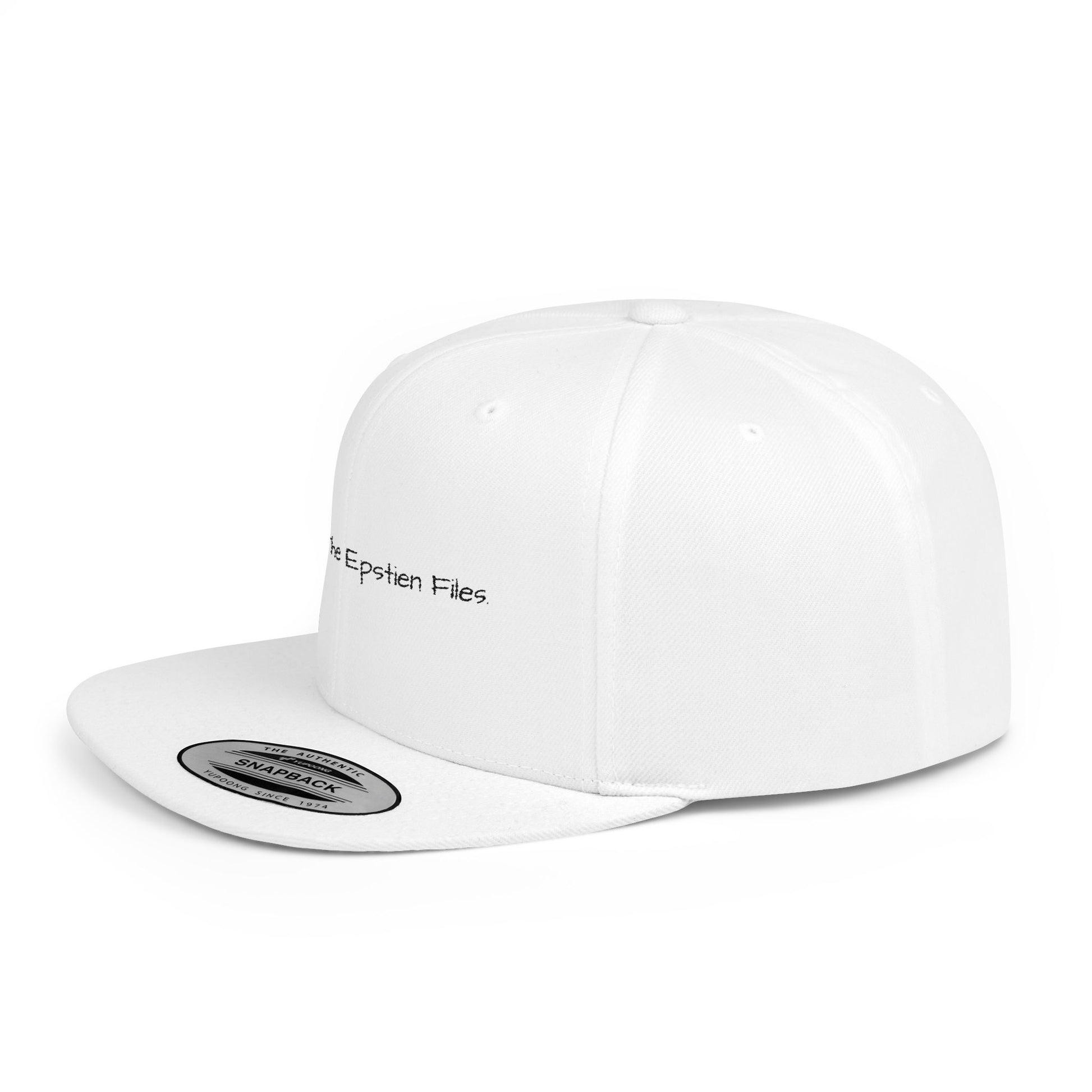 Stylish Flat Bill Snapback Cap - 'Release The Epstein Files', Trendy Hat for Supporters, Gift, Casual, Everyday Wear, Unisex