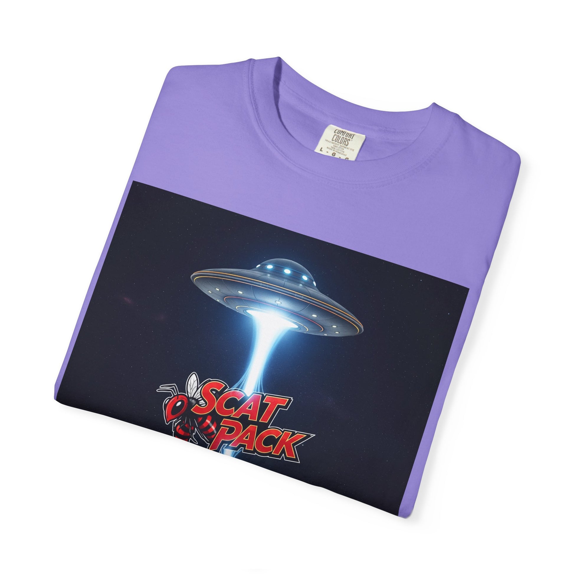 Sci-Fi Graphic T-Shirt, Unisex Tee, UFO T-Shirt, Gamer Apparel, Fun Gift for Space Lovers, Casual Wear