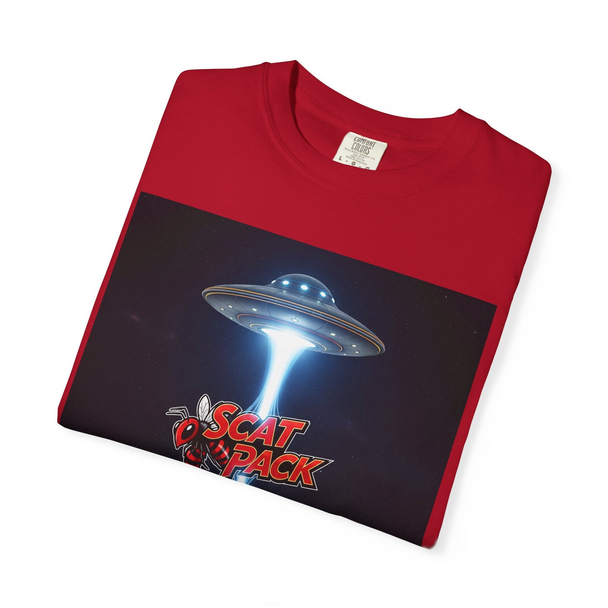 Sci-Fi Graphic T-Shirt, Unisex Tee, UFO T-Shirt, Gamer Apparel, Fun Gift for Space Lovers, Casual Wear