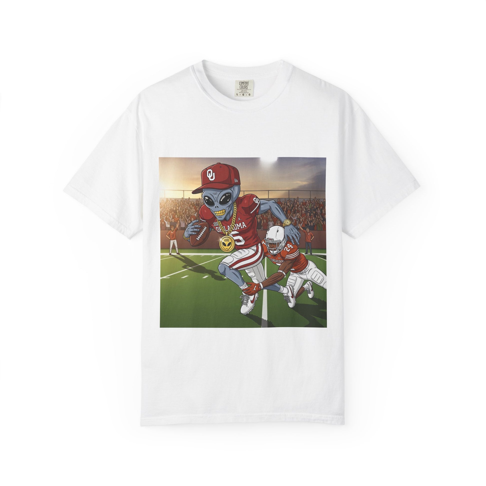 Alien Sports Unisex Tee - Futuristic Humor for Gamers, Casual Outings, Halloween Costume, Birthday Gift, Sports Enthusiasts