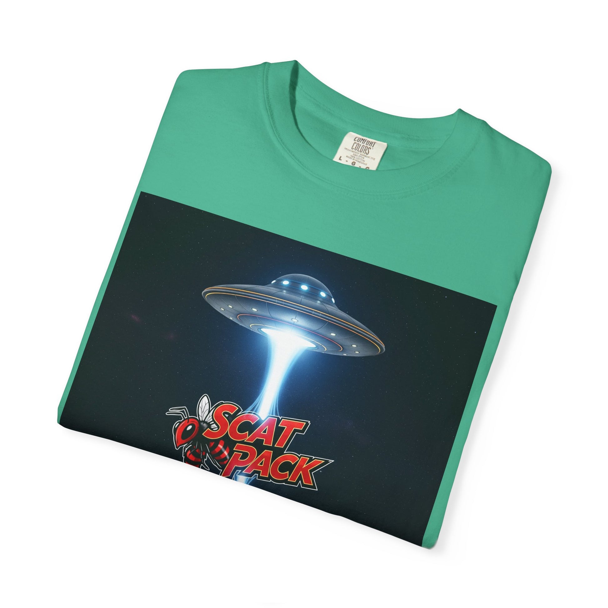 Sci-Fi Graphic T-Shirt, Unisex Tee, UFO T-Shirt, Gamer Apparel, Fun Gift for Space Lovers, Casual Wear