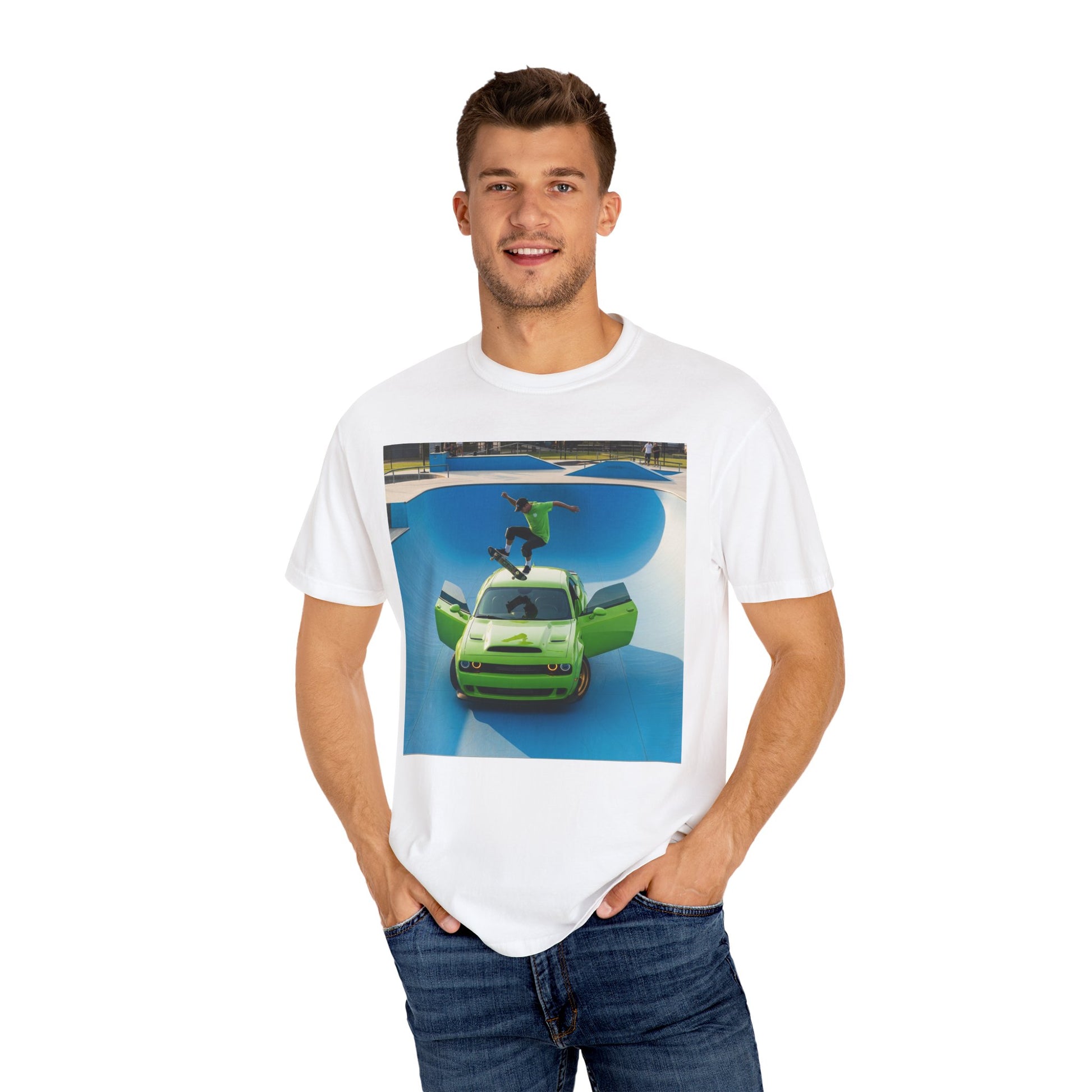 Skateboarding Graphic T-Shirt, Unisex Casual Top, Streetwear Tee, Gift for Skateboarders, Hip Hop Fashion, Summer Outfit