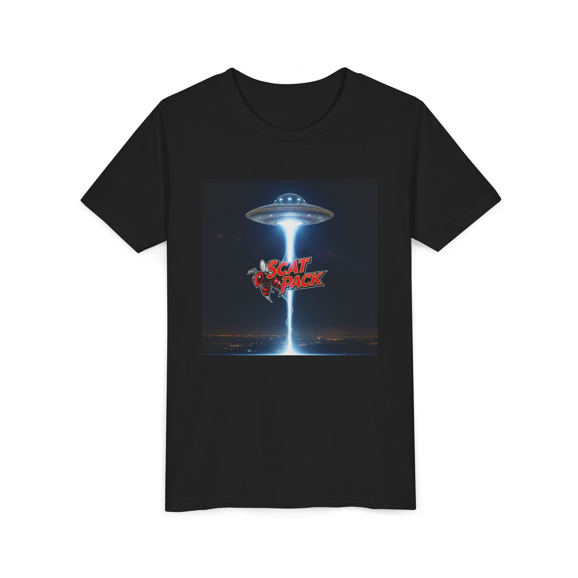 Youth Alien Graphic Tee, Fun T-Shirt for Kids, Sci-Fi Lovers Tee, Summer Playwear, Unique Gift for Birthdays