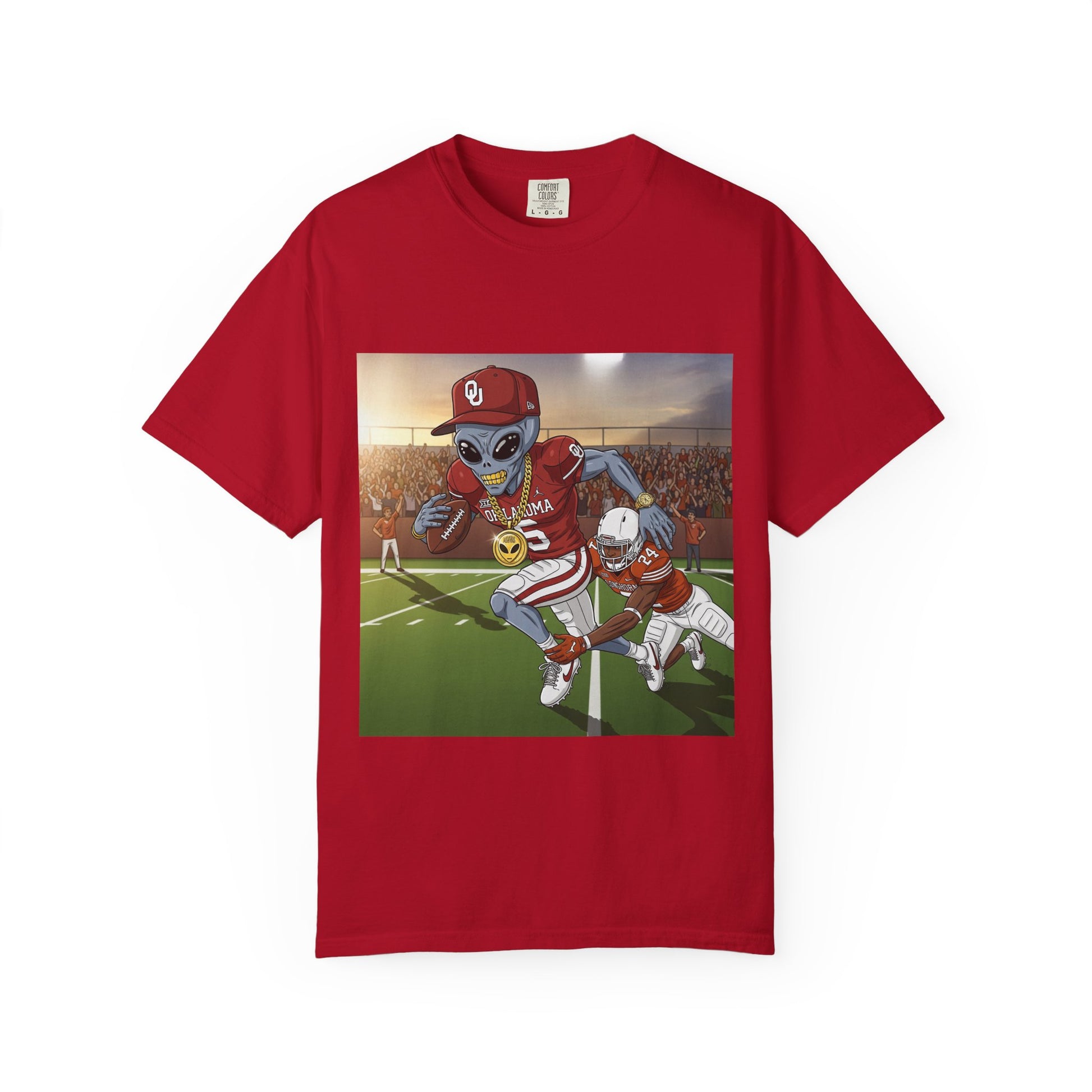 Alien Sports Unisex Tee - Futuristic Humor for Gamers, Casual Outings, Halloween Costume, Birthday Gift, Sports Enthusiasts