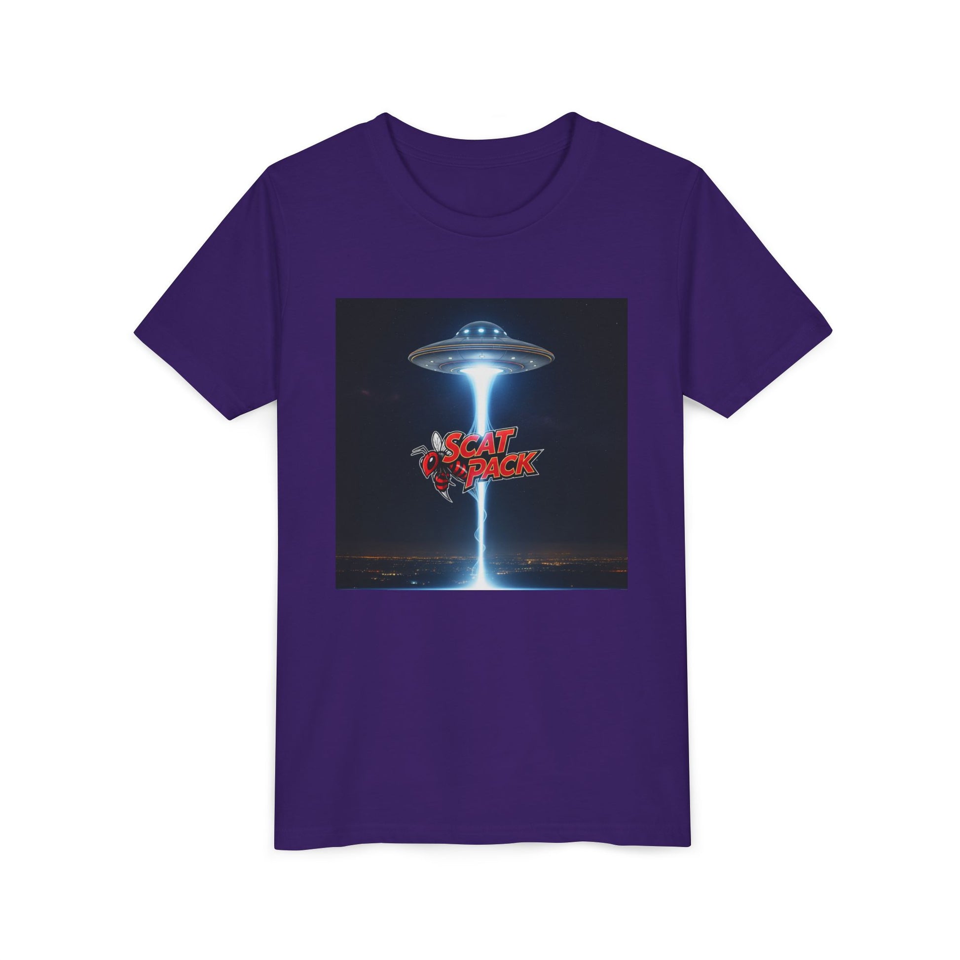 Youth Alien Graphic Tee, Fun T-Shirt for Kids, Sci-Fi Lovers Tee, Summer Playwear, Unique Gift for Birthdays