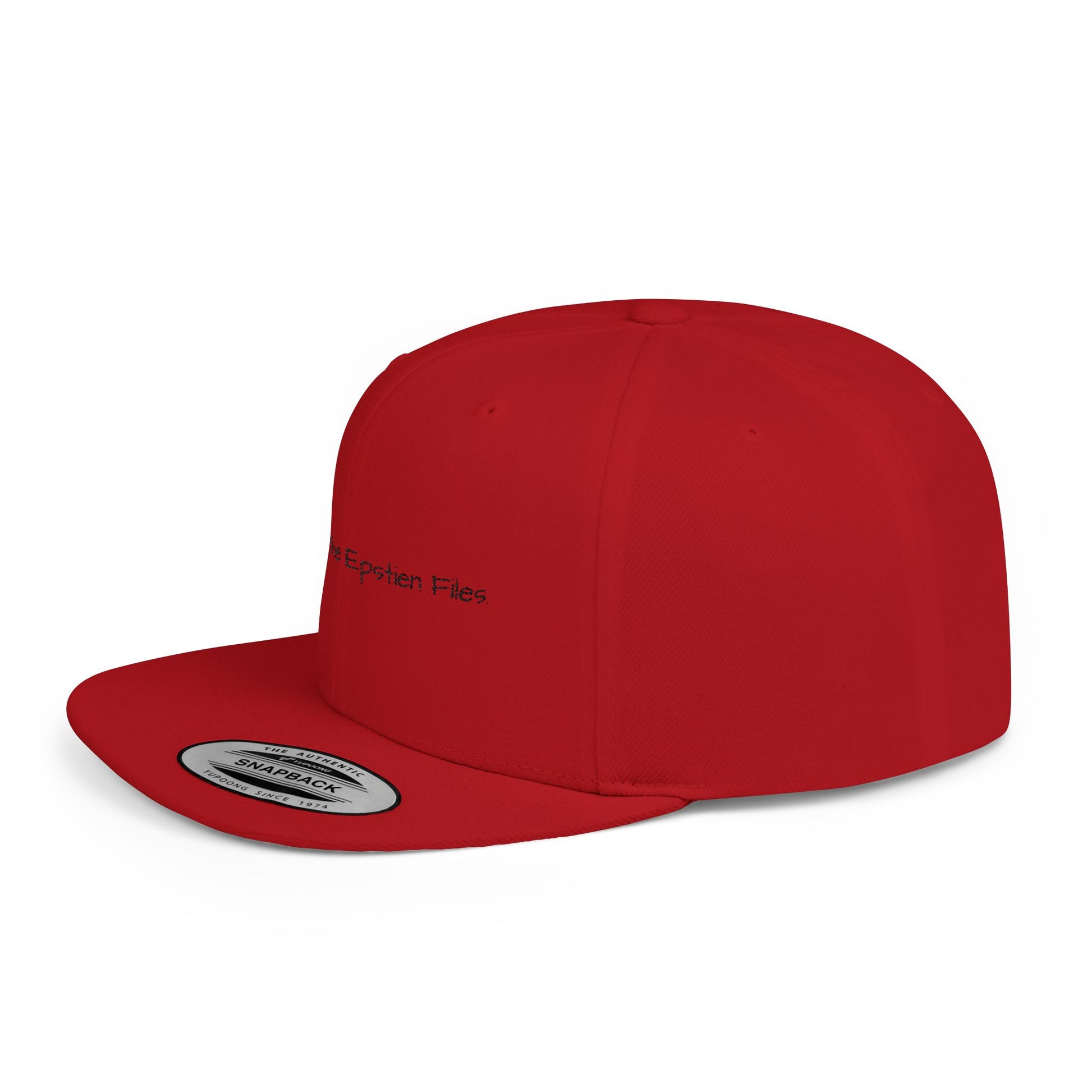 Stylish Flat Bill Snapback Cap - 'Release The Epstein Files', Trendy Hat for Supporters, Gift, Casual, Everyday Wear, Unisex