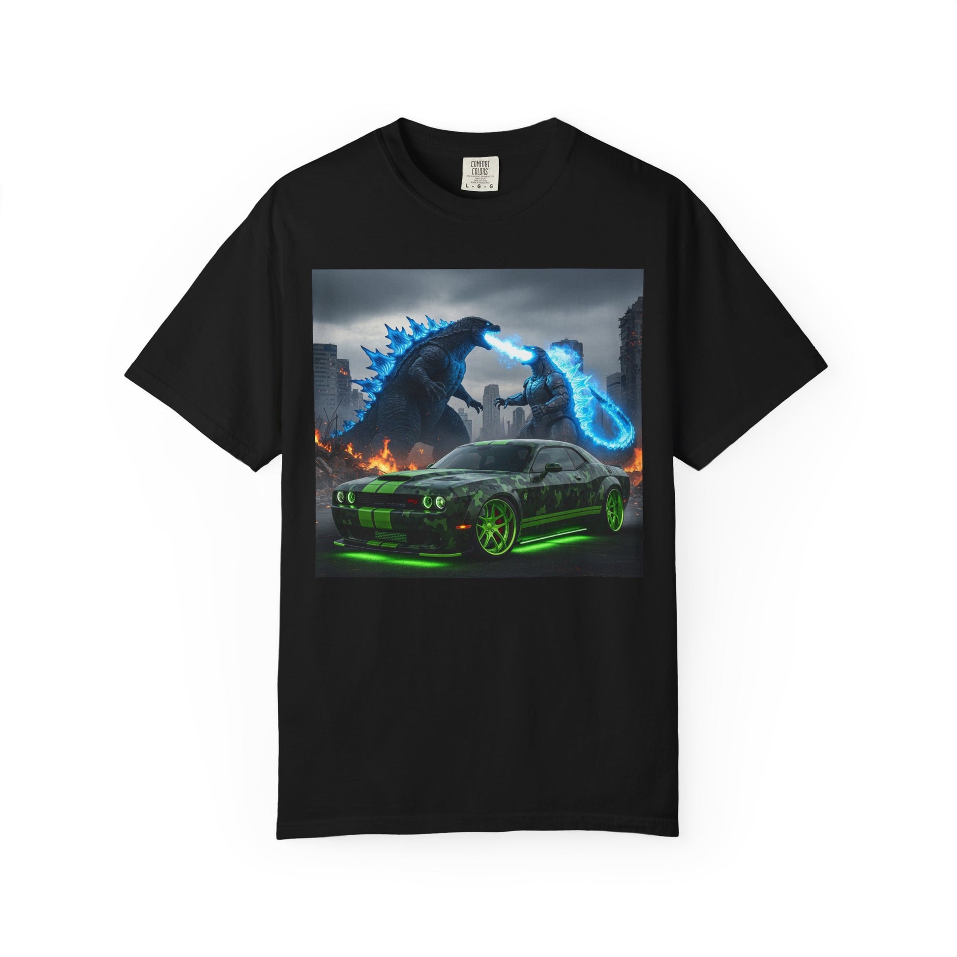 Monster Mashup Unisex T-Shirt - King Kong vs Godzilla Graphic Tee, Casual Wear, Gift for Fans, Movie Buffs, Vintage Style