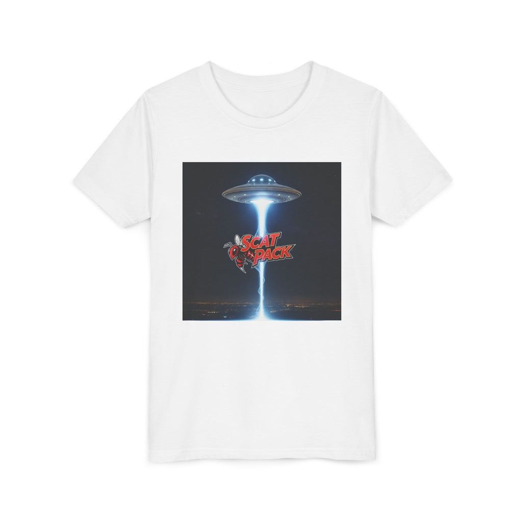 Youth Alien Graphic Tee, Fun T-Shirt for Kids, Sci-Fi Lovers Tee, Summer Playwear, Unique Gift for Birthdays
