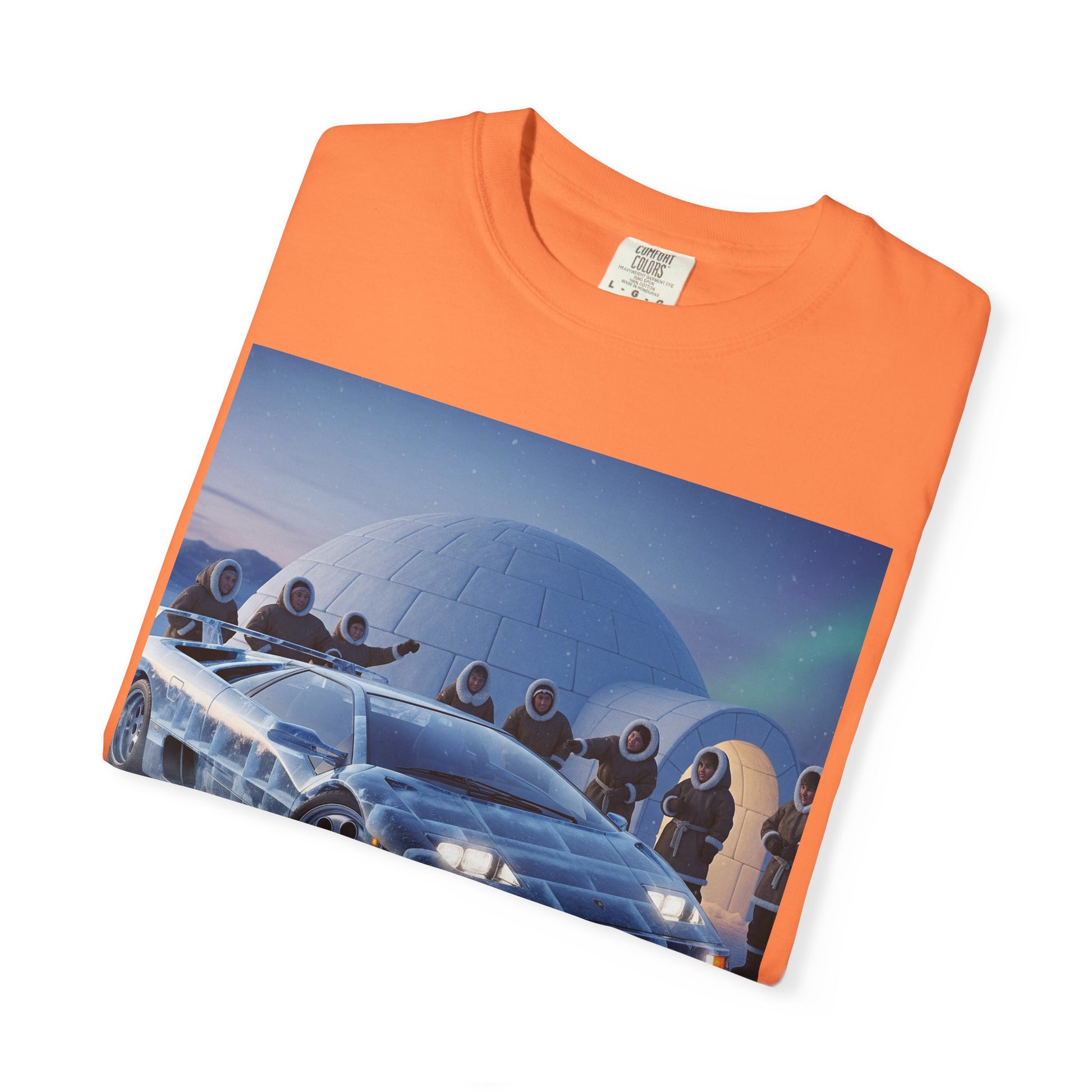 Retro Sci-Fi Car T-Shirt | Unisex Garment-Dyed Tee | Cool Graphic Tee | Perfect Gift for Car Lovers | Vintage Style | Unique Fashion