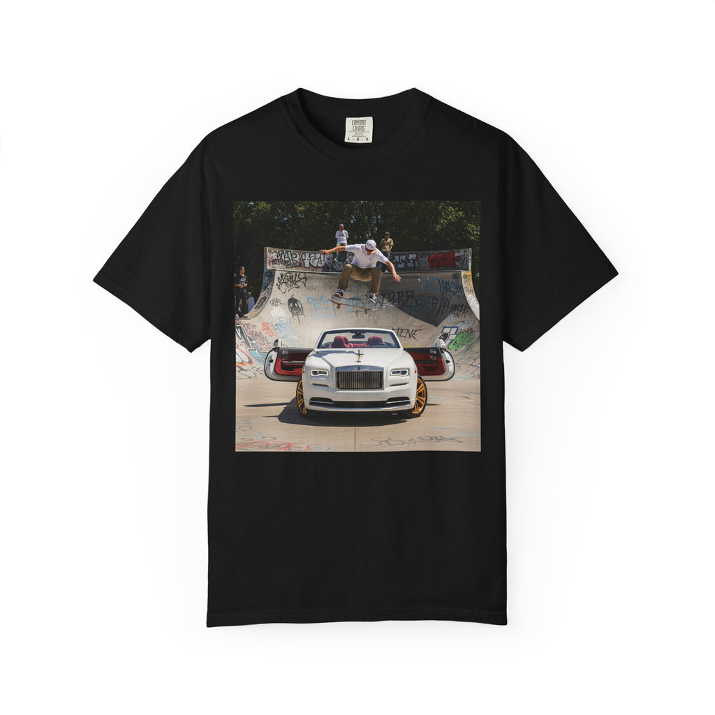 Skateboarder Graphic Tee, Unisex Cotton T-shirt, Streetwear Style, Perfect for Skateboarding Enthusiasts, Great Gift for Teens