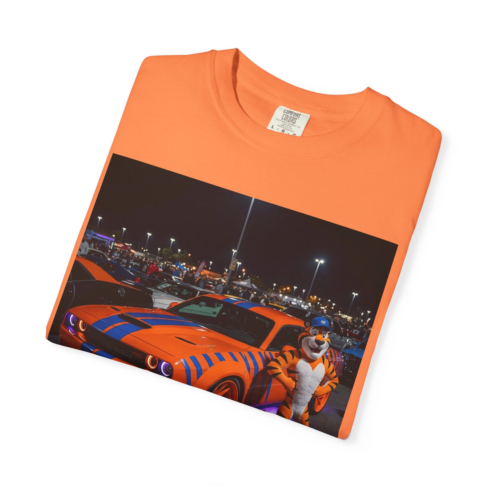 Vibrant Car Enthusiast Tee, Unisex T-shirt for Car Lovers, Automotive Style Shirt, Perfect Gift for Birthdays, Casual Wear
