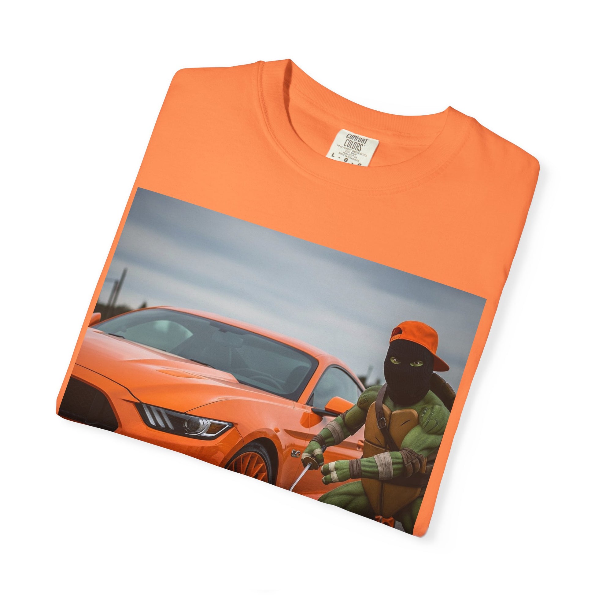 Cool Ninja Car T-shirt, Unisex Graphic Tee, Automotive Fan Apparel, Casual Wear for Boys and Girls, Birthday Gift, Anniversary T-shirt