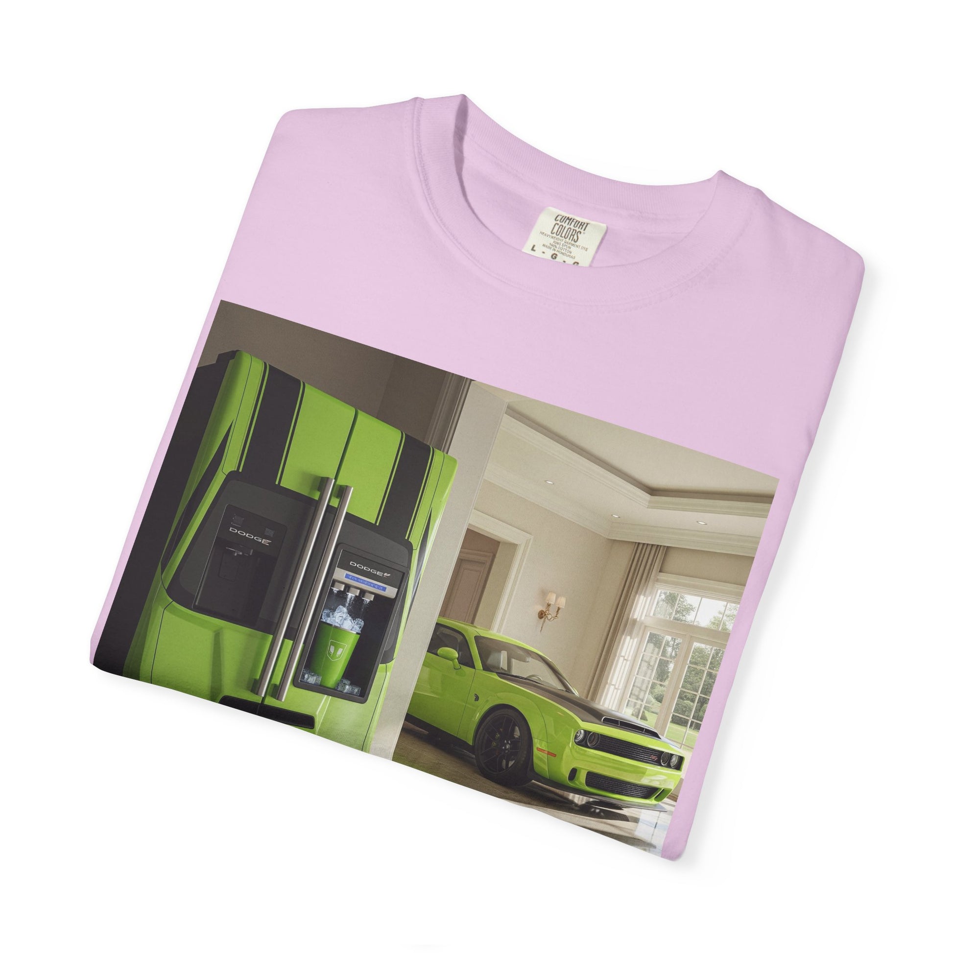 Green Supercar Photo T-Shirt — Luxury Sports Car Graphic Tee