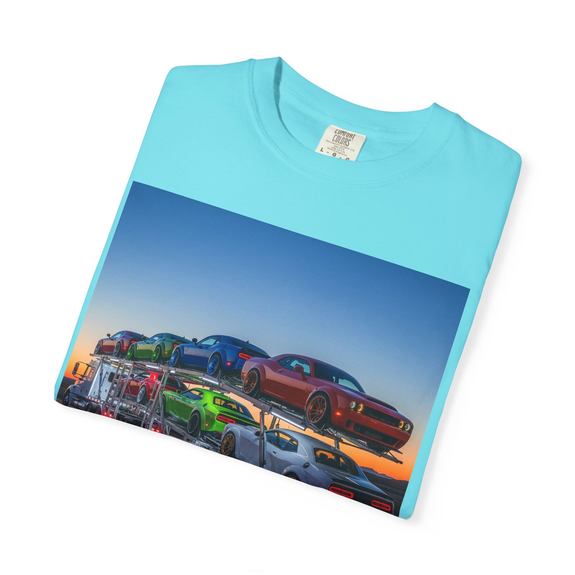Vintage Car Transport Unisex T-shirt, Retro Car Lover Gift, Automotive Graphic Tee, Car Enthusiast Apparel, Nostalgic Summer Wear