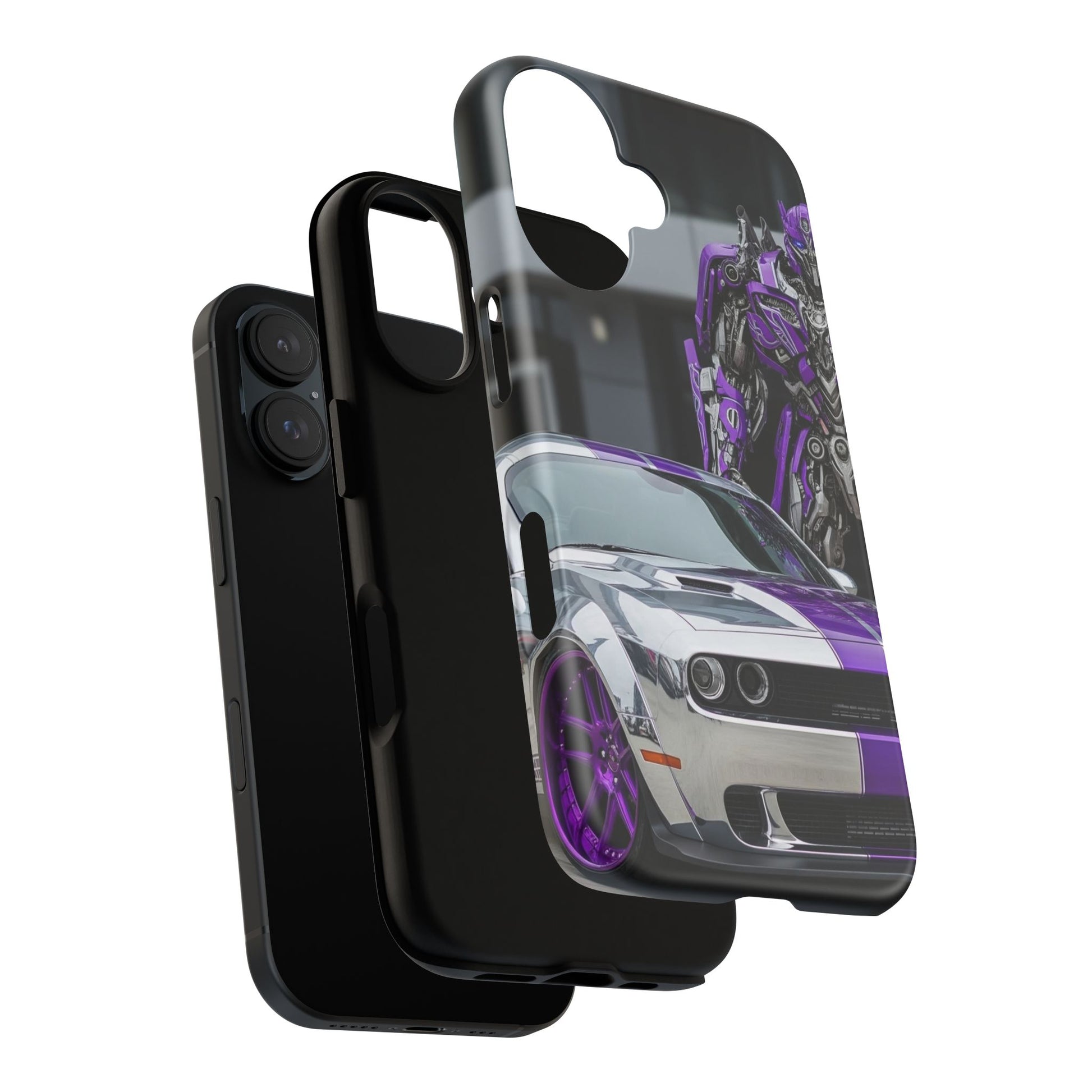 Tough Cases for Auto Enthusiasts, Stylish Phone Case, Car Lover Gifts, Durable Protection, Transformer Design, Perfect for Birthdays