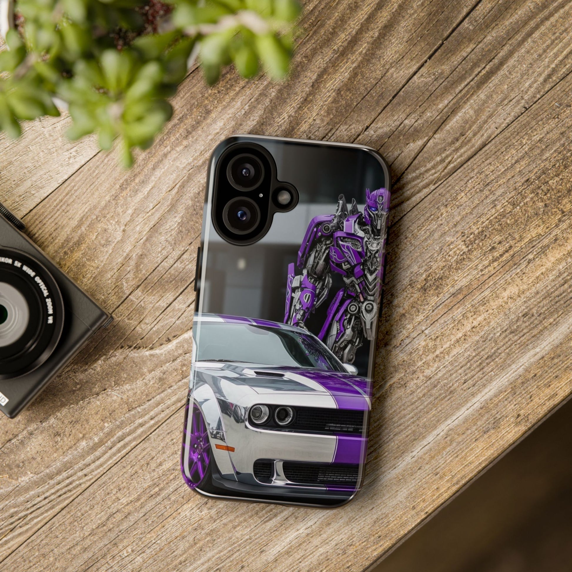 Tough Cases for Auto Enthusiasts, Stylish Phone Case, Car Lover Gifts, Durable Protection, Transformer Design, Perfect for Birthdays