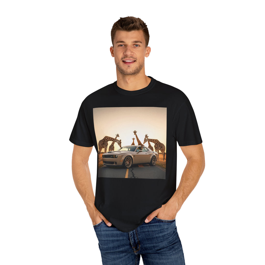 Giraffe Adventure T-Shirt | Unique Animal Tee, Animal Lover Gift, Casual Style, Unisex Graphic Shirt, Safari Vibes, Summer Wear