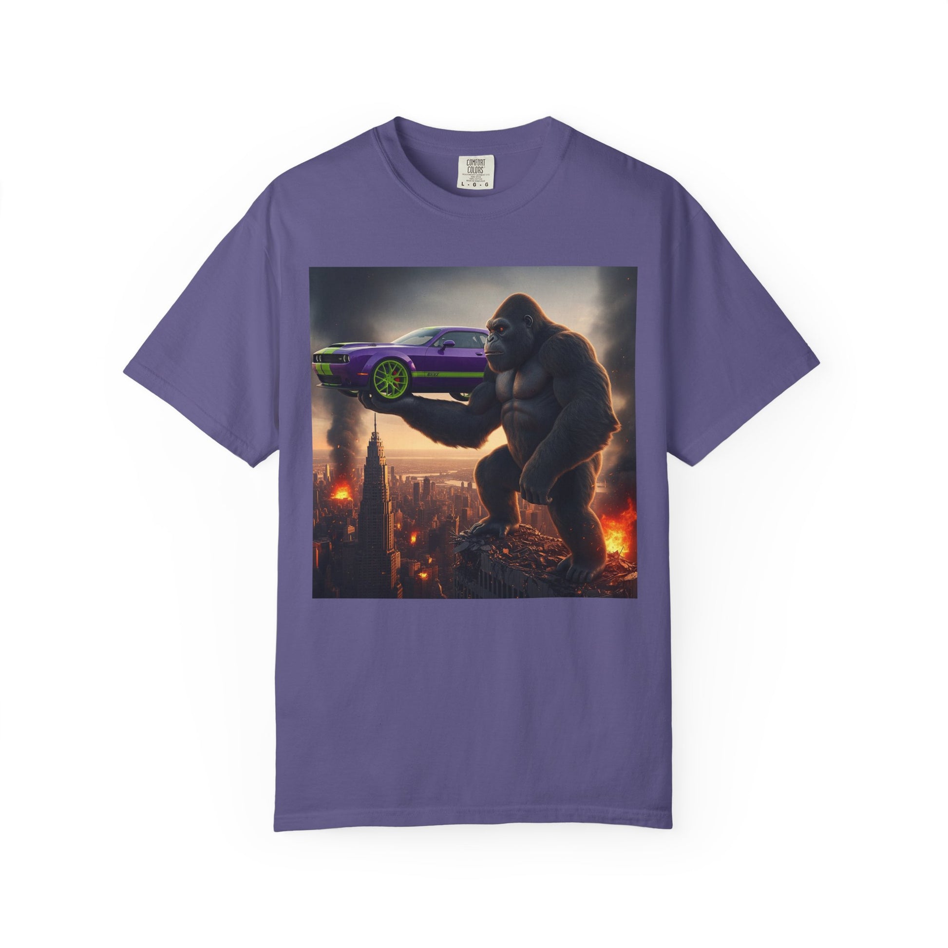 Gorilla Vibes Graphic Tee, Unisex Cartoon T-Shirt, Cool Casual Wear, Gift for Him, Humor Shirt, Birthday Party Outfit