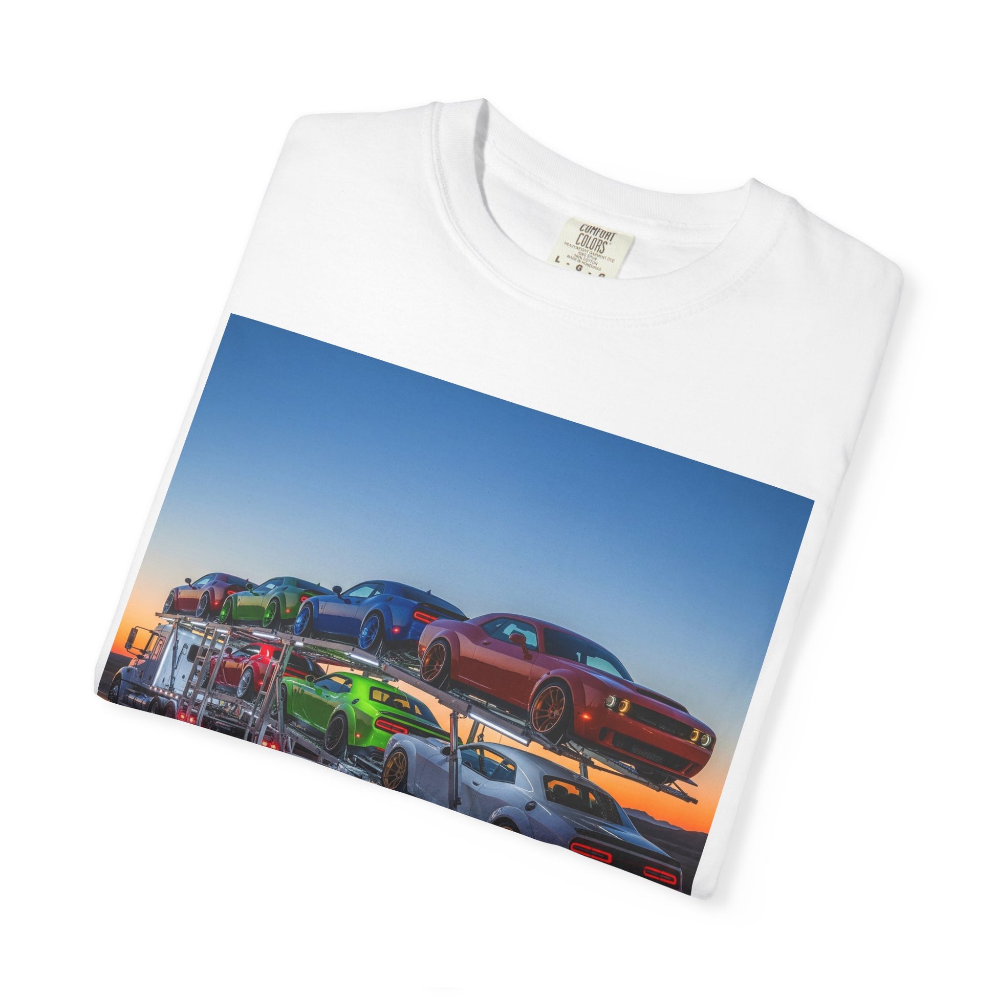 Vintage Car Transport Unisex T-shirt, Retro Car Lover Gift, Automotive Graphic Tee, Car Enthusiast Apparel, Nostalgic Summer Wear