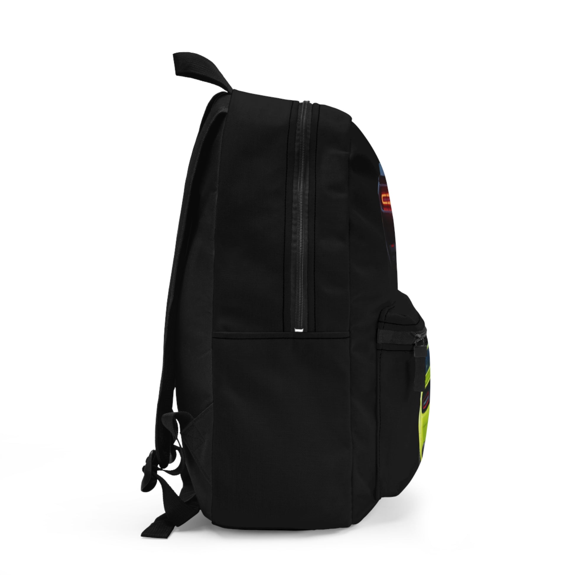 Vibrant Sports Car Backpack | Stylish School Bag, Travel Backpack, Gift for Car Lovers, Customizable Student Pack, Unique Sports Gear