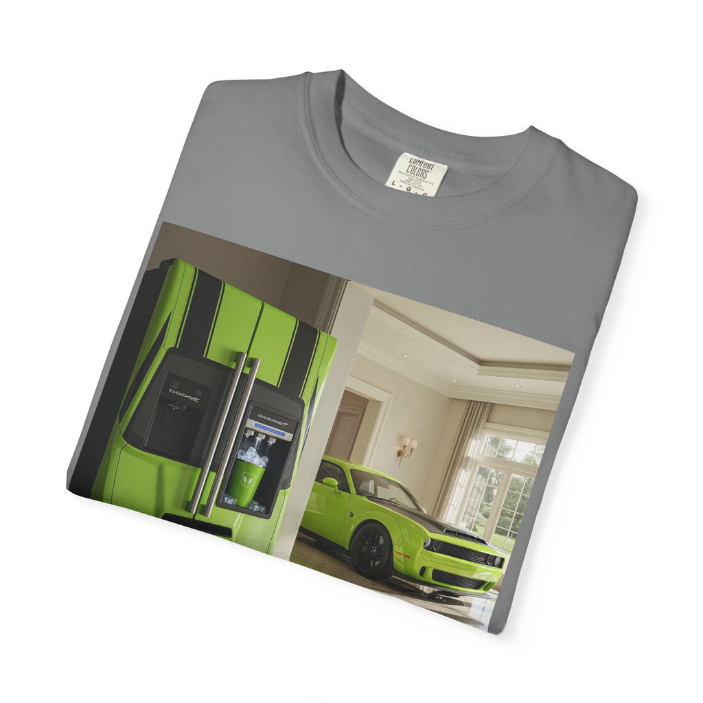 Green Supercar Photo T-Shirt — Luxury Sports Car Graphic Tee