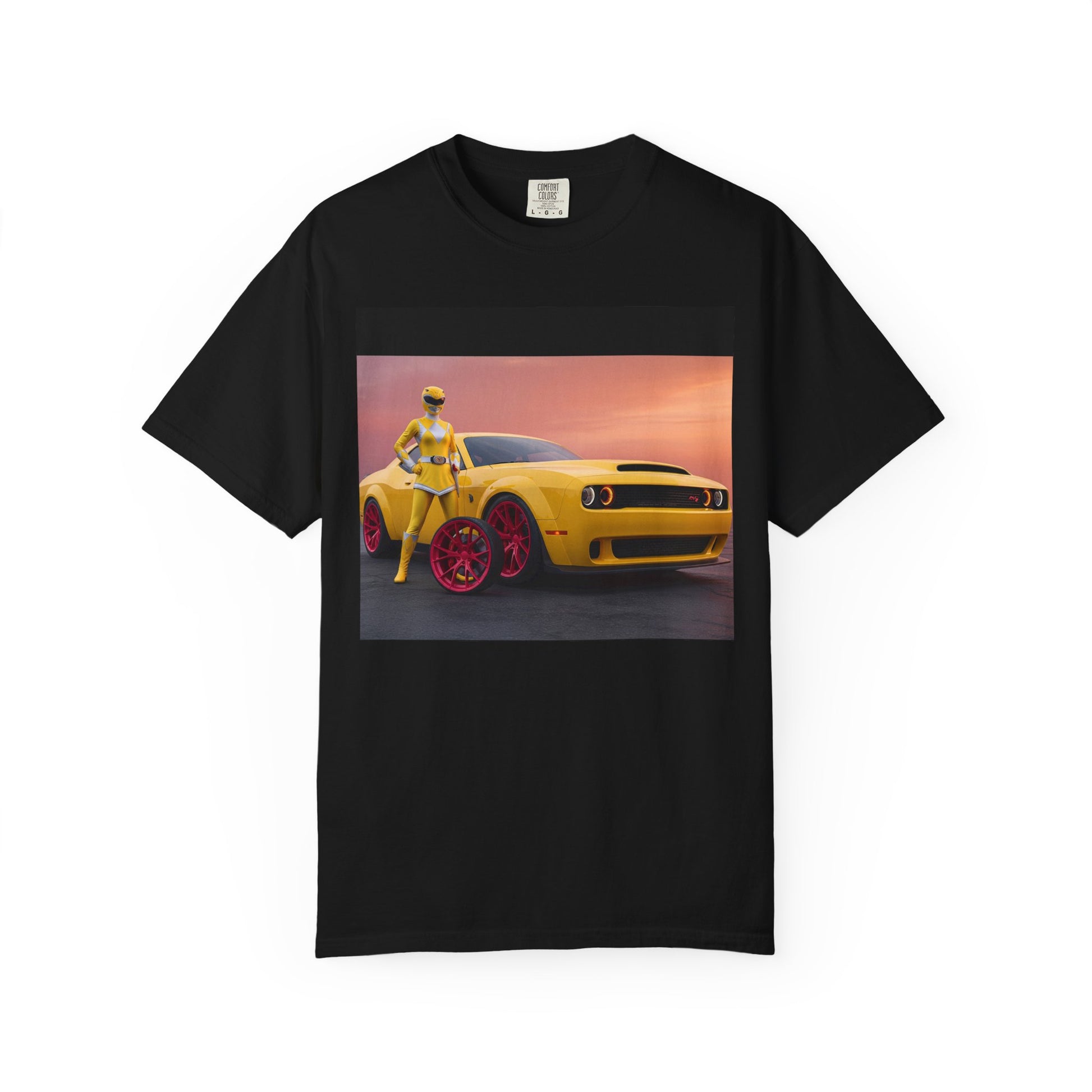 Vibrant Car-Themed Unisex Tee - Perfect Gift for Car Lovers, Streetwear Style, Casual Wear, Automotive Fan Apparel, Birthday Gift