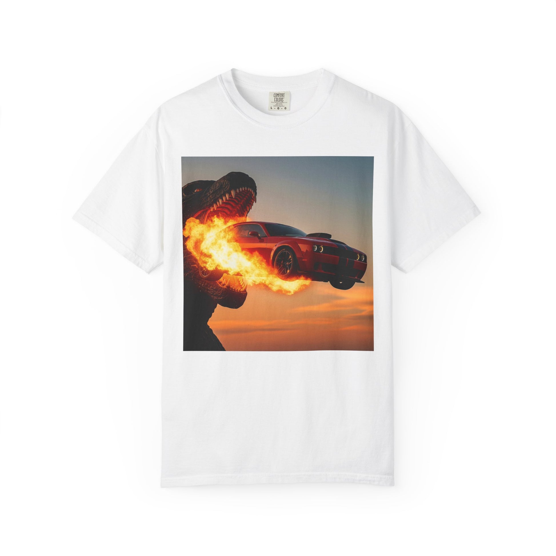 Fiery Monster T-Shirt - Graphic Tee for Car Lovers, Gift for Him, Unique Gift, Casual Wear, Trendy Apparel