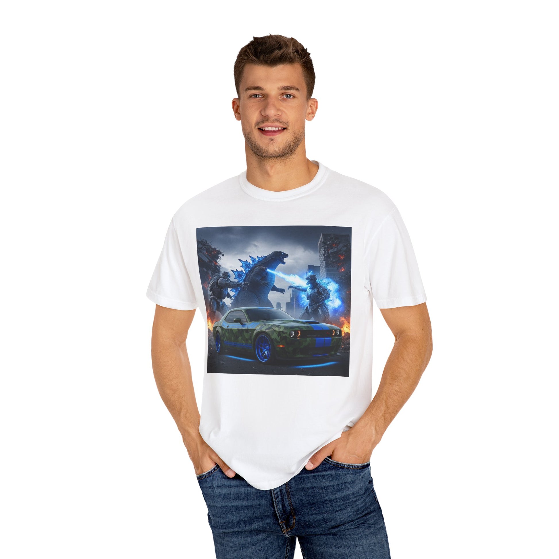 Zilla Adventure Unisex T-Shirt, Perfect for Gamers, Car Lovers, Movie Nights, Fun Gift Idea