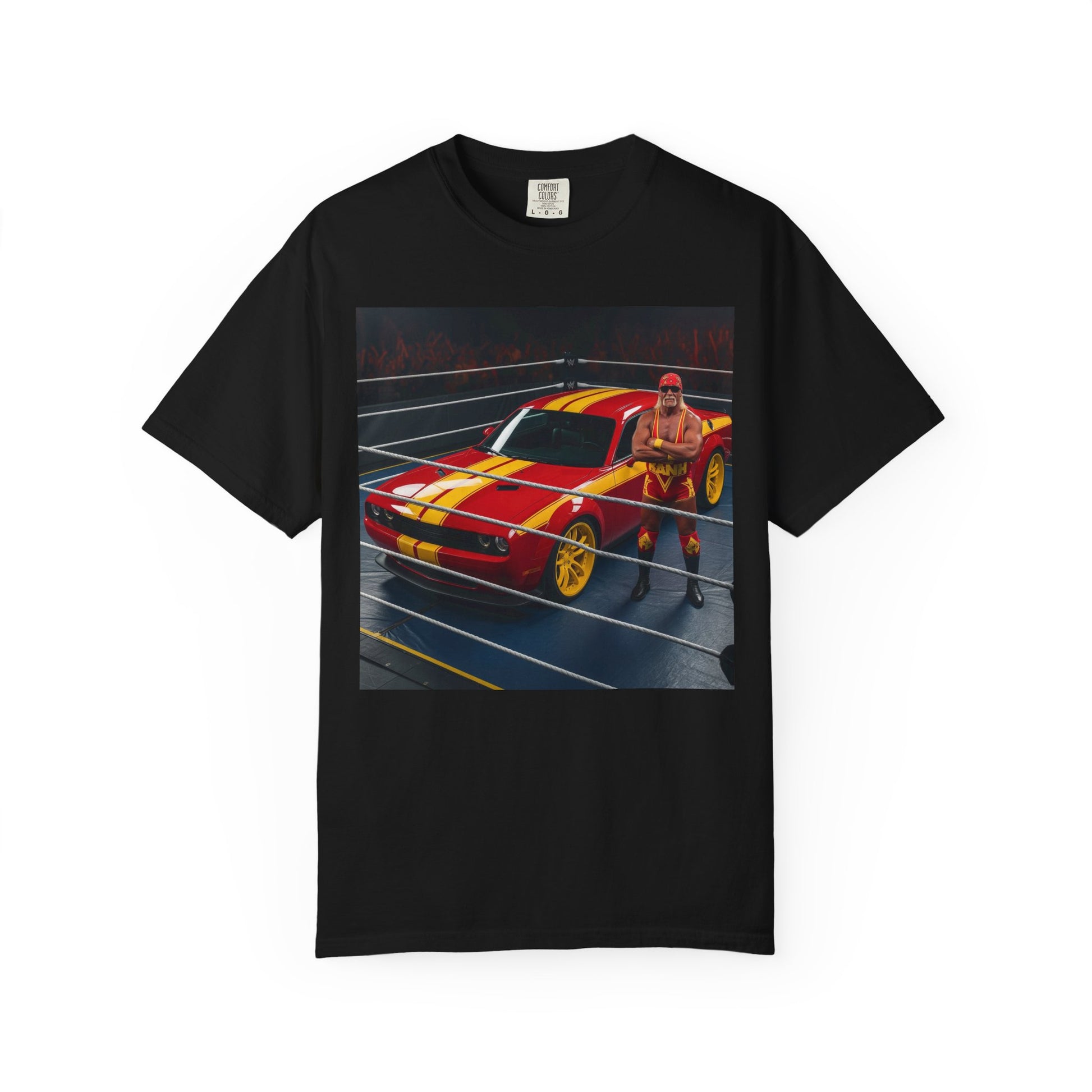 Vibrant Unisex Garment-Dyed T-Shirt - Retro Racing Design, Car Lovers Gift, Casual Wear, Unique Graphic Tee, Birthday Gift