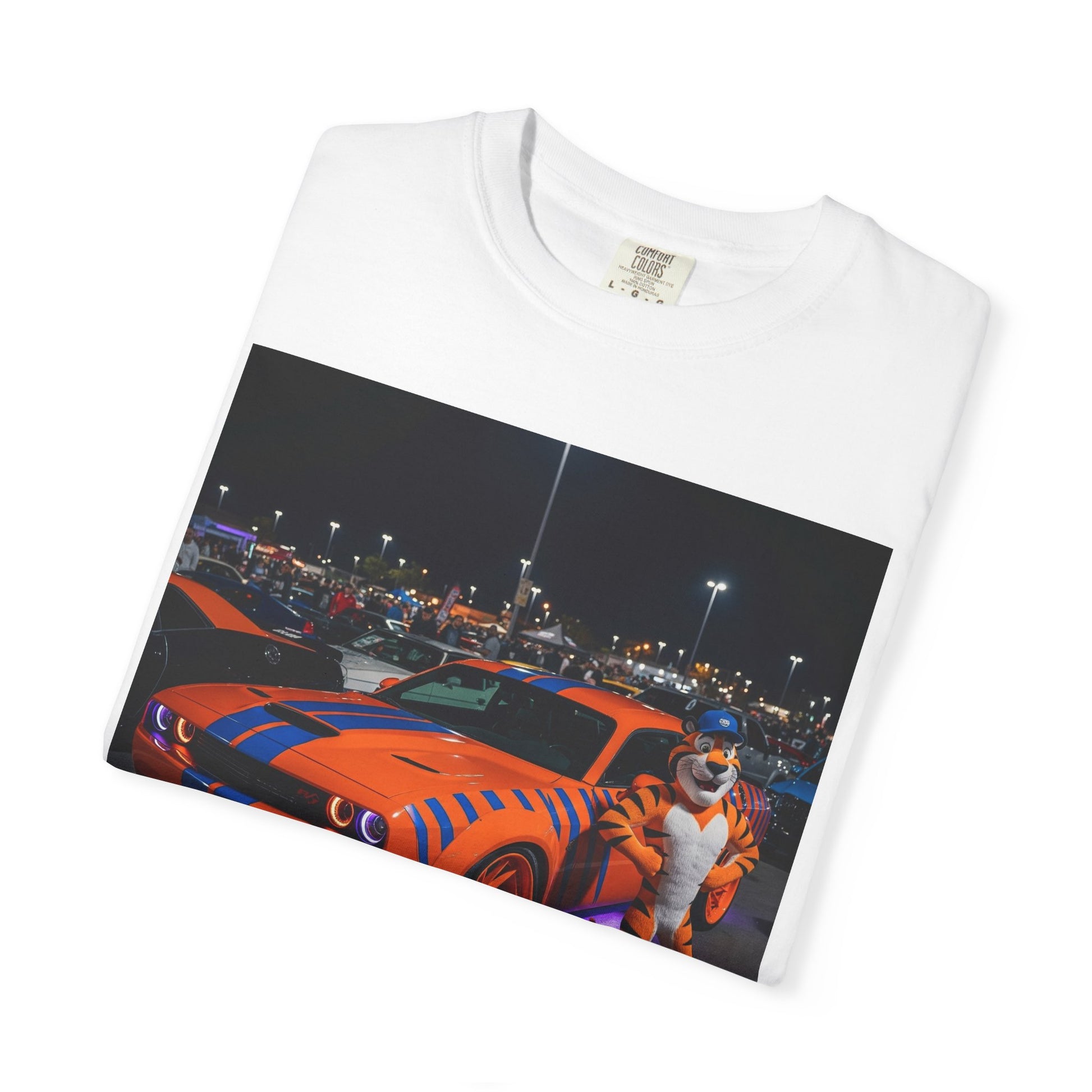 Vibrant Car Enthusiast Tee, Unisex T-shirt for Car Lovers, Automotive Style Shirt, Perfect Gift for Birthdays, Casual Wear