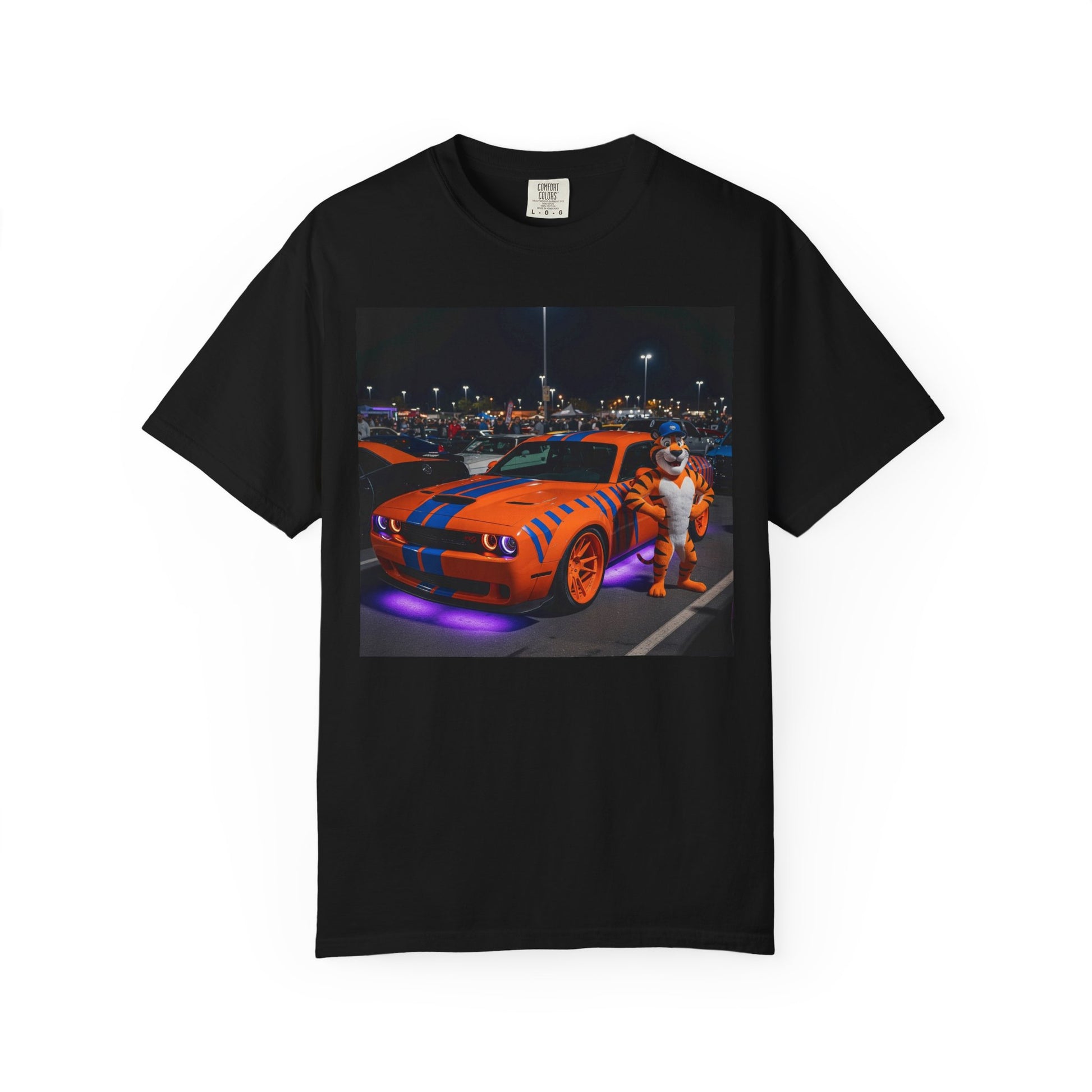Vibrant Car Enthusiast Tee, Unisex T-shirt for Car Lovers, Automotive Style Shirt, Perfect Gift for Birthdays, Casual Wear
