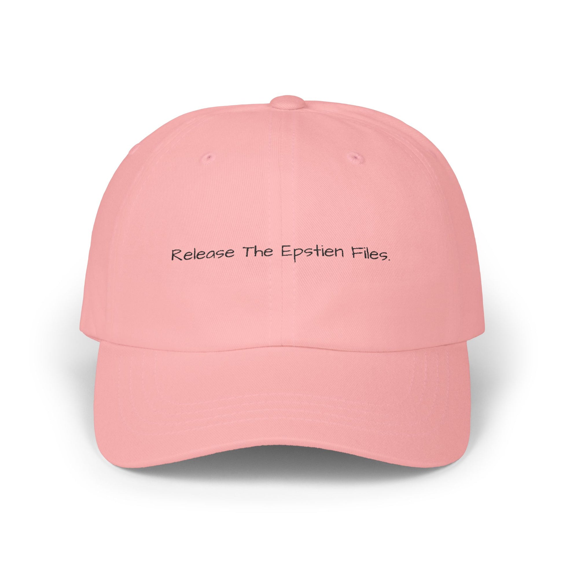 Classic Dad Cap - Release The Epstein Files, Casual Hat for Dads, Unisex Adjustable Cap, Perfect Gift for Father's Day, Trendy Streetwear
