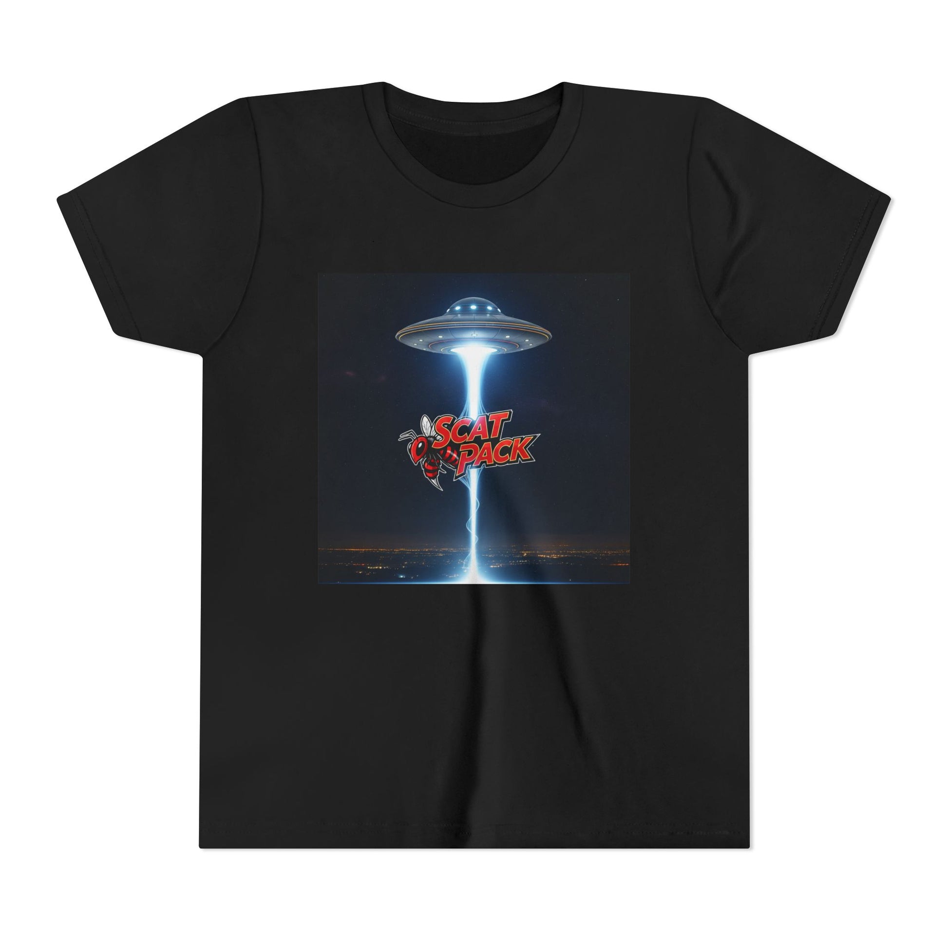 Youth Alien Graphic Tee, Fun T-Shirt for Kids, Sci-Fi Lovers Tee, Summer Playwear, Unique Gift for Birthdays