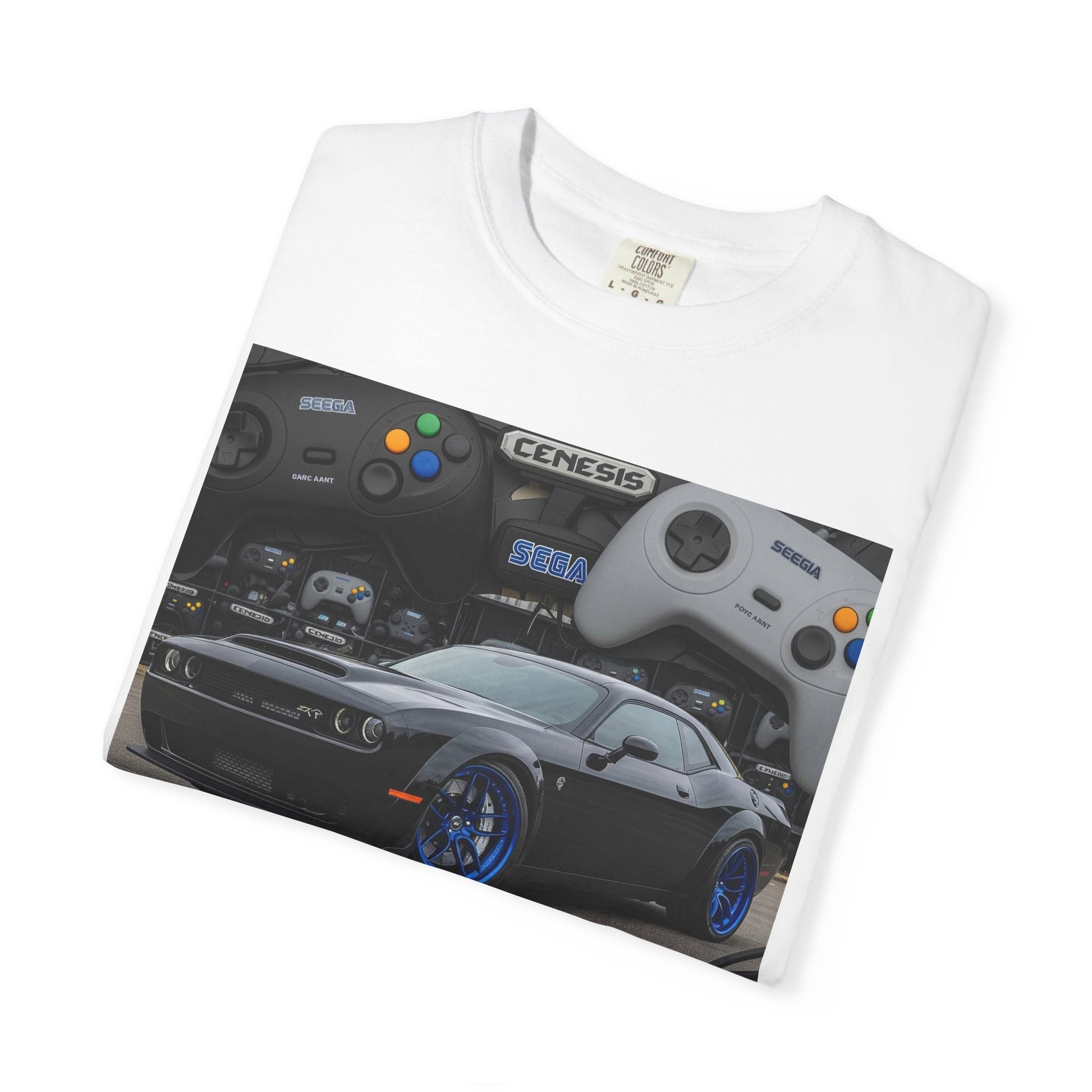 Retro Gamer T-Shirt, Unisex Gaming Tee, Video Game Lover Gift, Car Enthusiast Shirt, Fun Graphic Tee, Perfect for Gamers